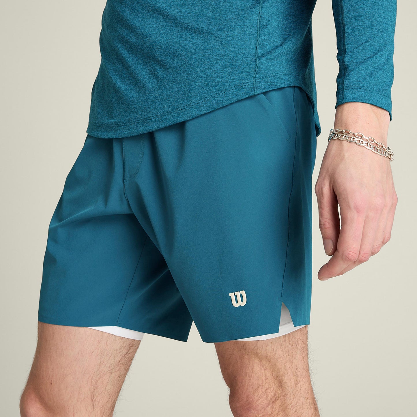 Wilson Tournament 7in Shorts Men-blue