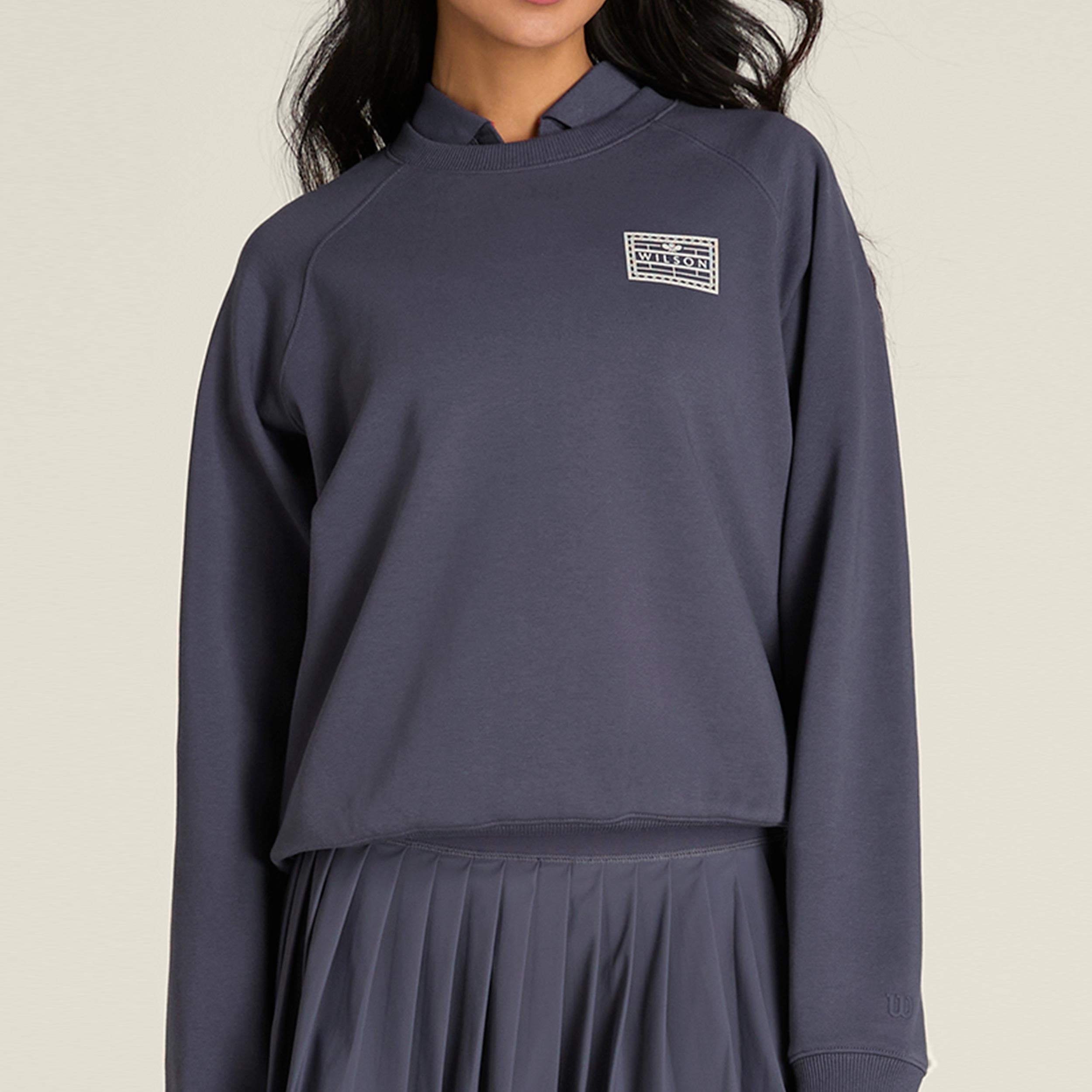 Wilson Classic Crew Sweatshirt Women-grey