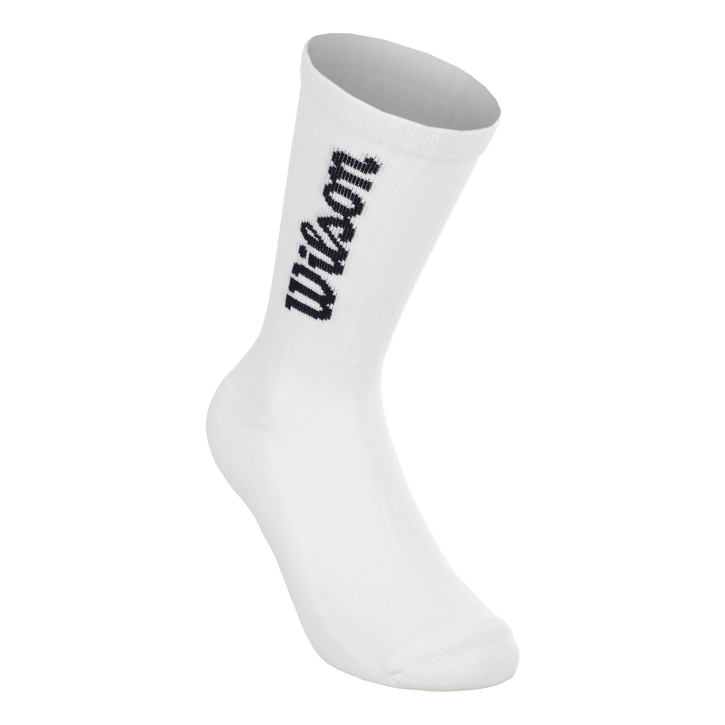 Wilson Crew Tennis socks Unisex-white, dark blue