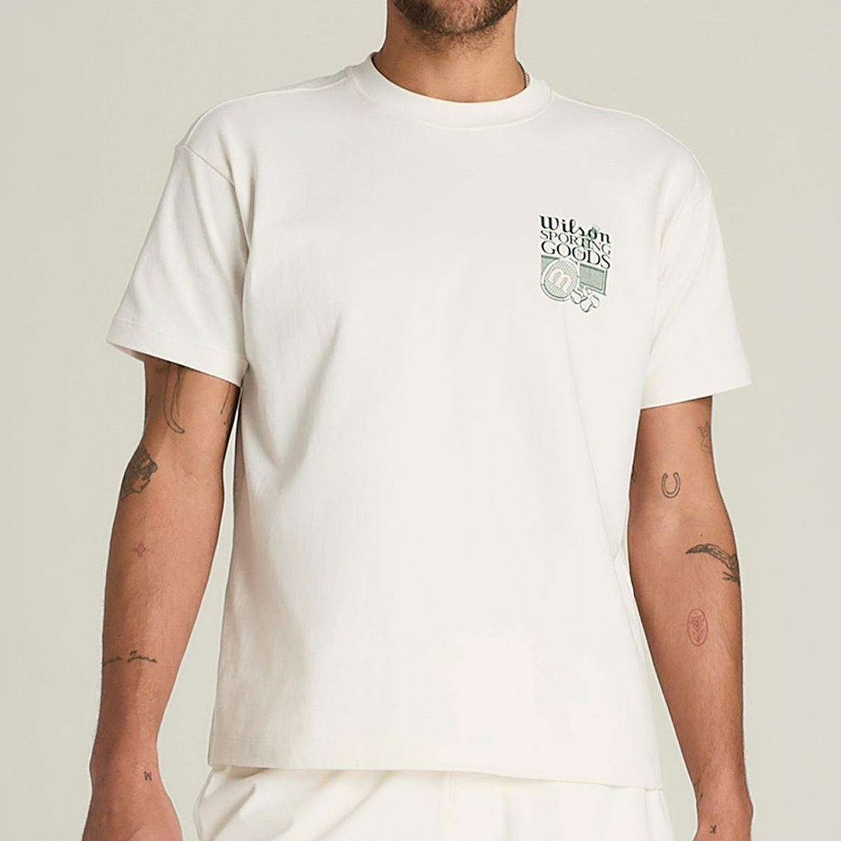 Wilson Wilson Classic T-Shirt Men-sand