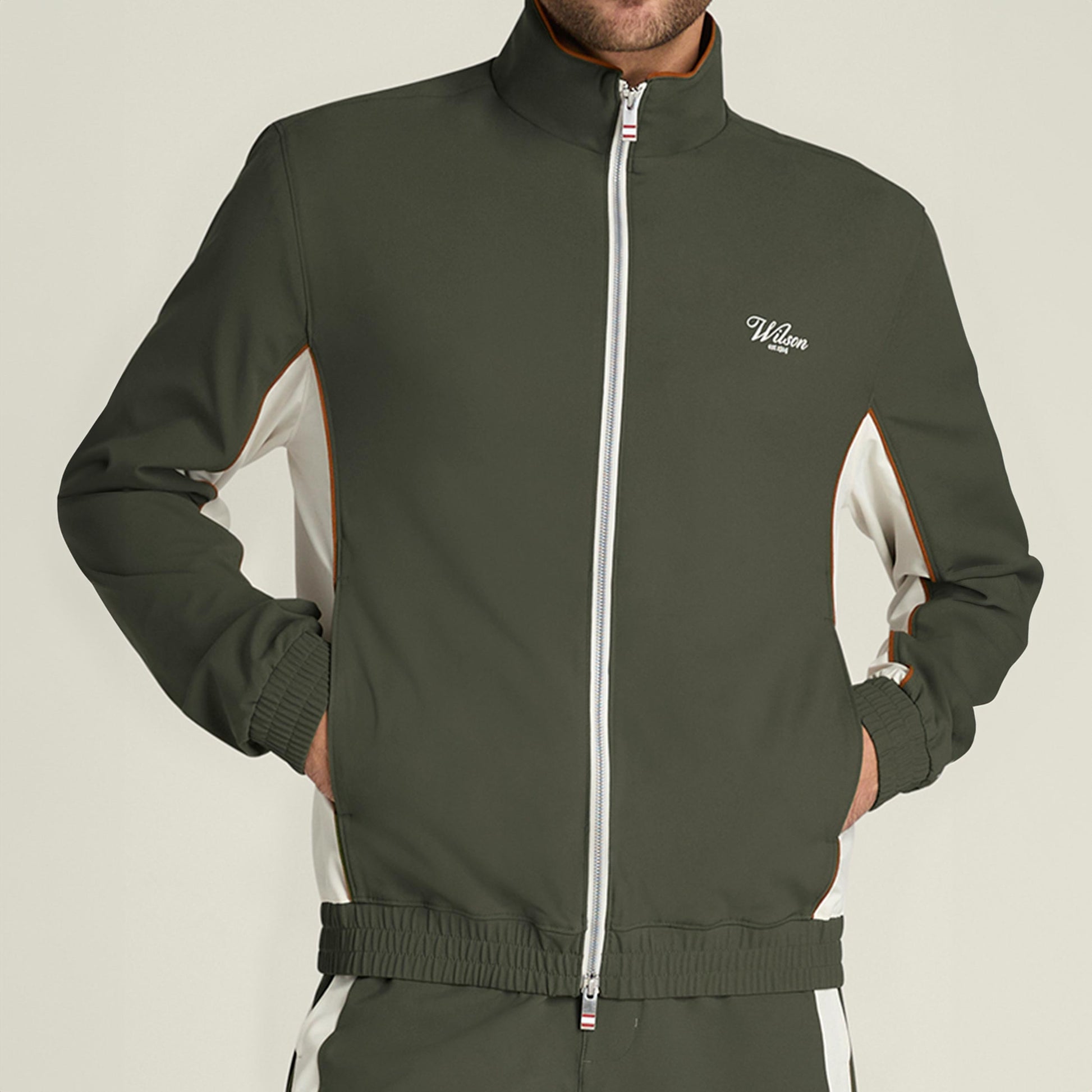 Wilson Grand Slam Training jacket Men-dark green
