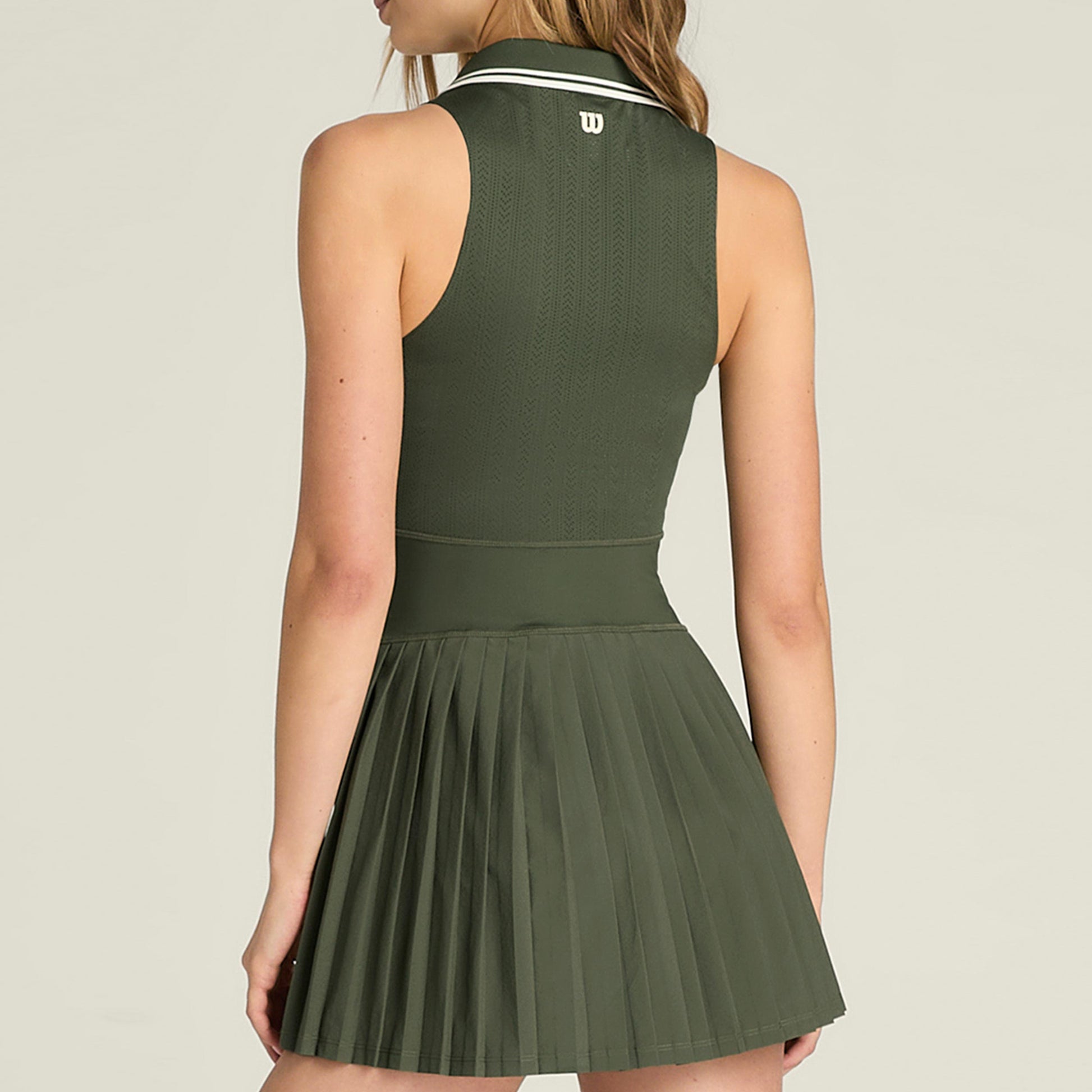 green tennis dress women YO-GAYA Women's Tennis Dress – Jungle Green – Built-in Shorts – Racerback  Fit