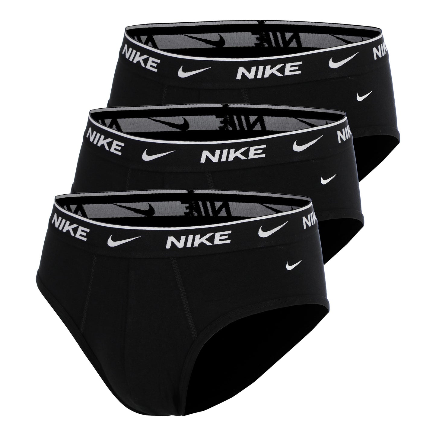 Nike Essential Cotton Stretch Brief Boxer shorts - 3 Pack Men-black, black