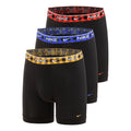 Essential Cotton Stretch Boxer shorts 3 Pack Men - dark grey