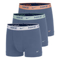 Essential Cotton Stretch Trunk Boxer shorts 3 Pack Men - blue, orange
