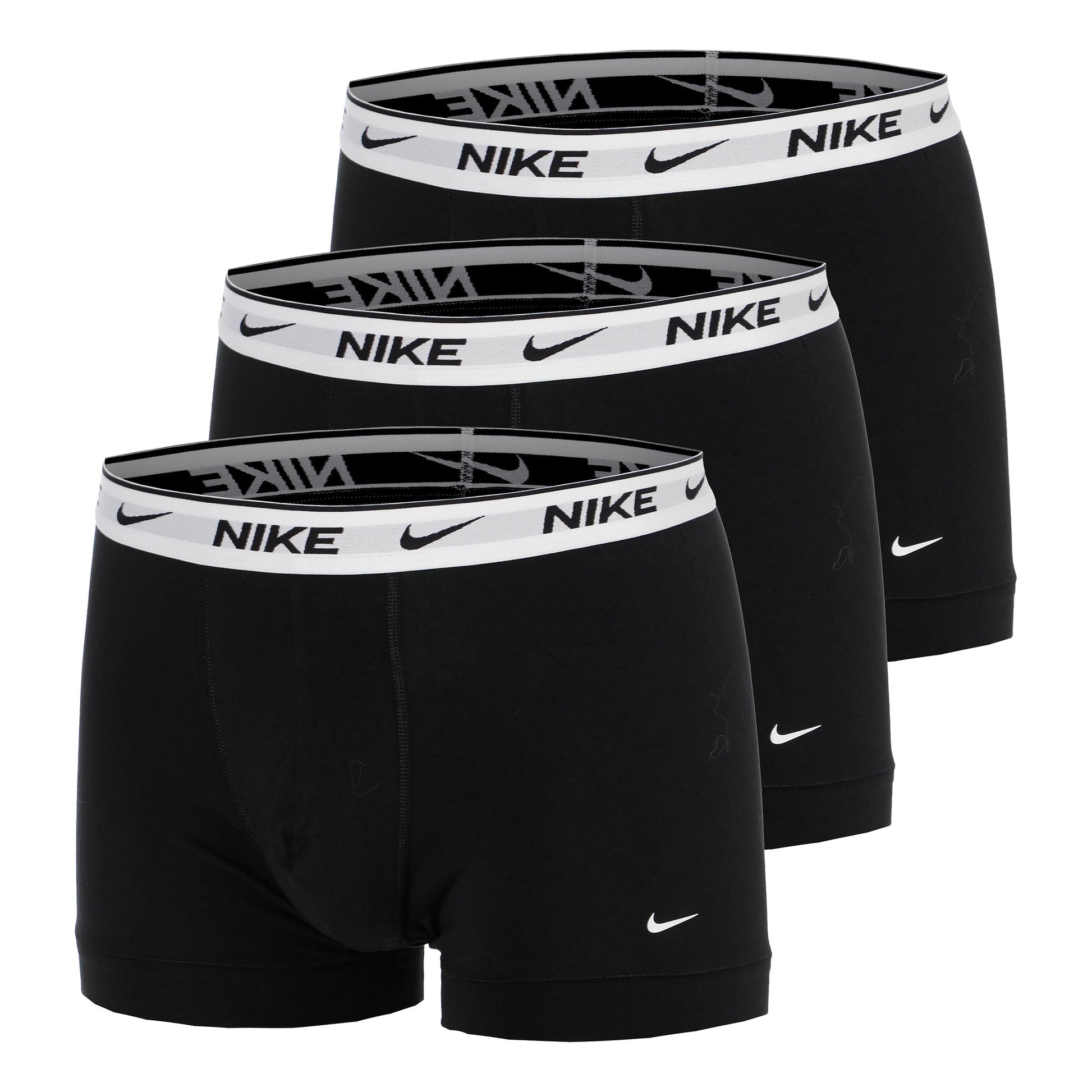 Nike Essential Cotton Stretch Trunk Boxer shorts 3 Pack Men - black, white