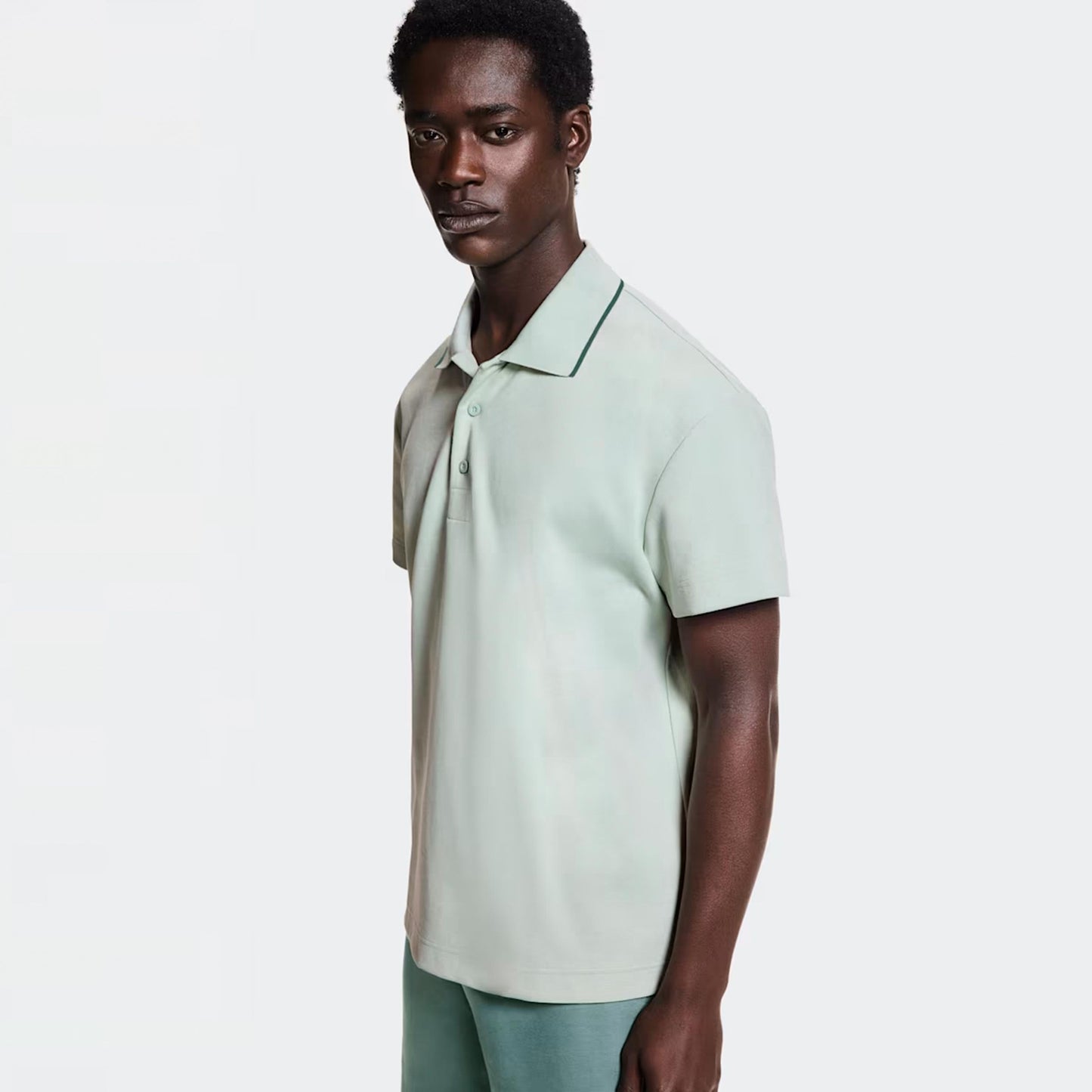 On Courtside Polo Men - mint, sage