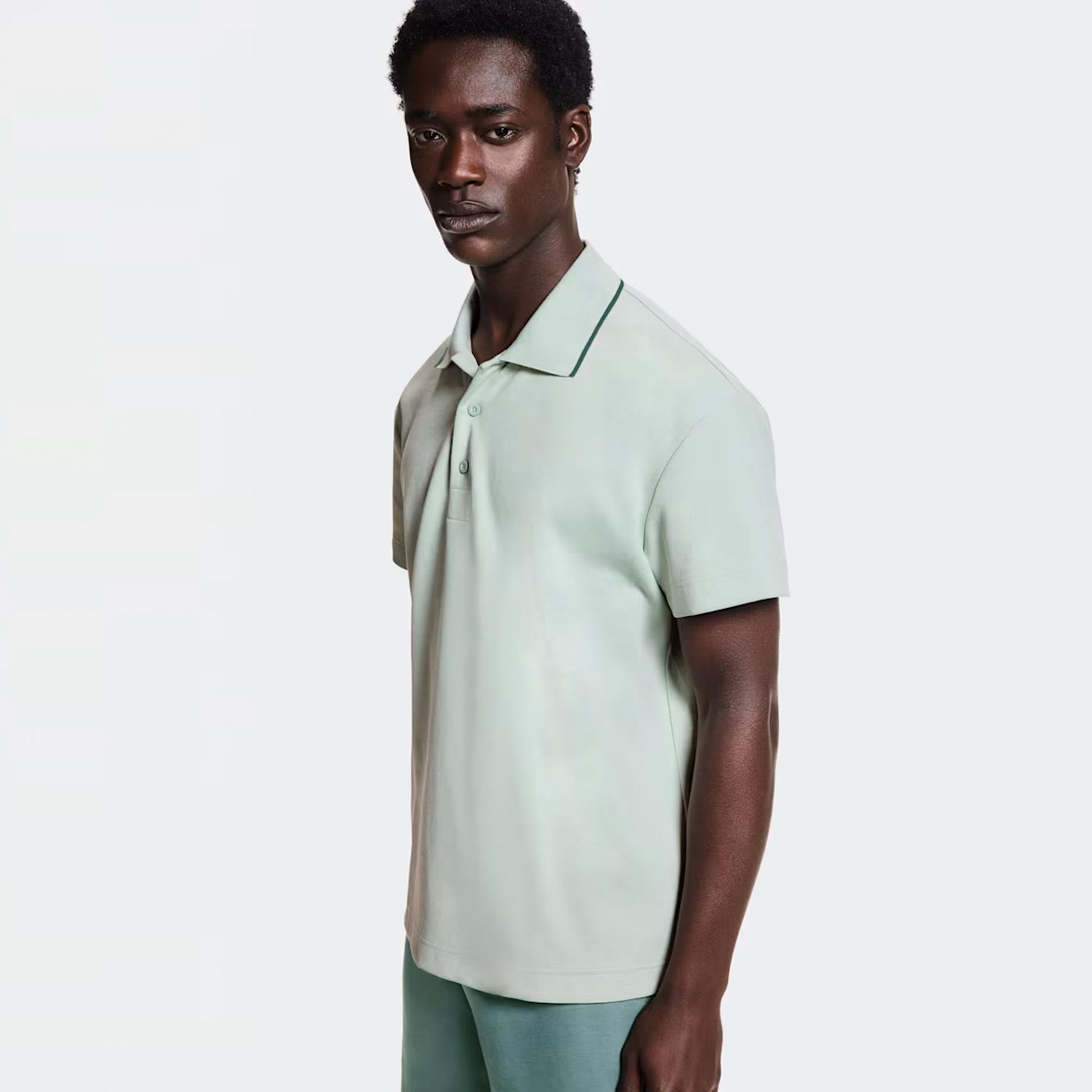 On Courtside Polo Men - mint, sage