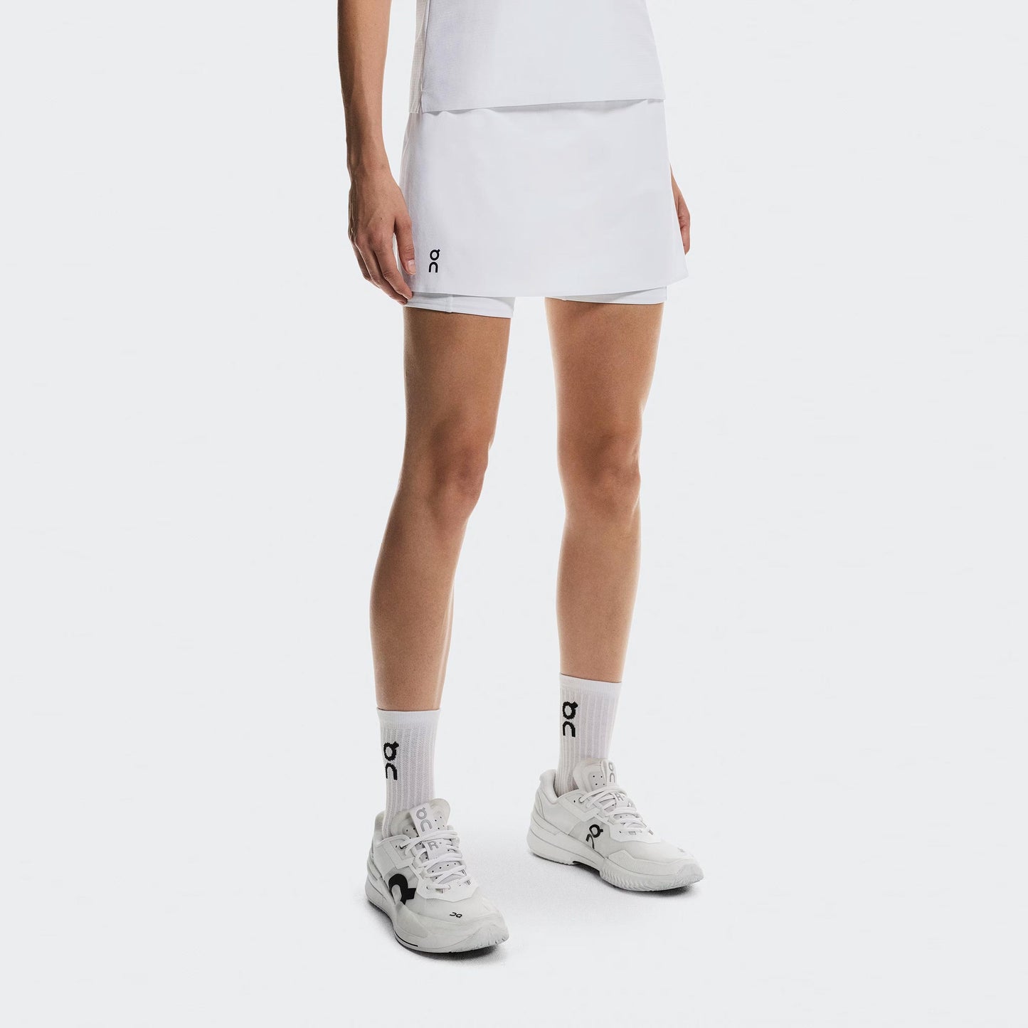 On Court Split Skirt Women - white