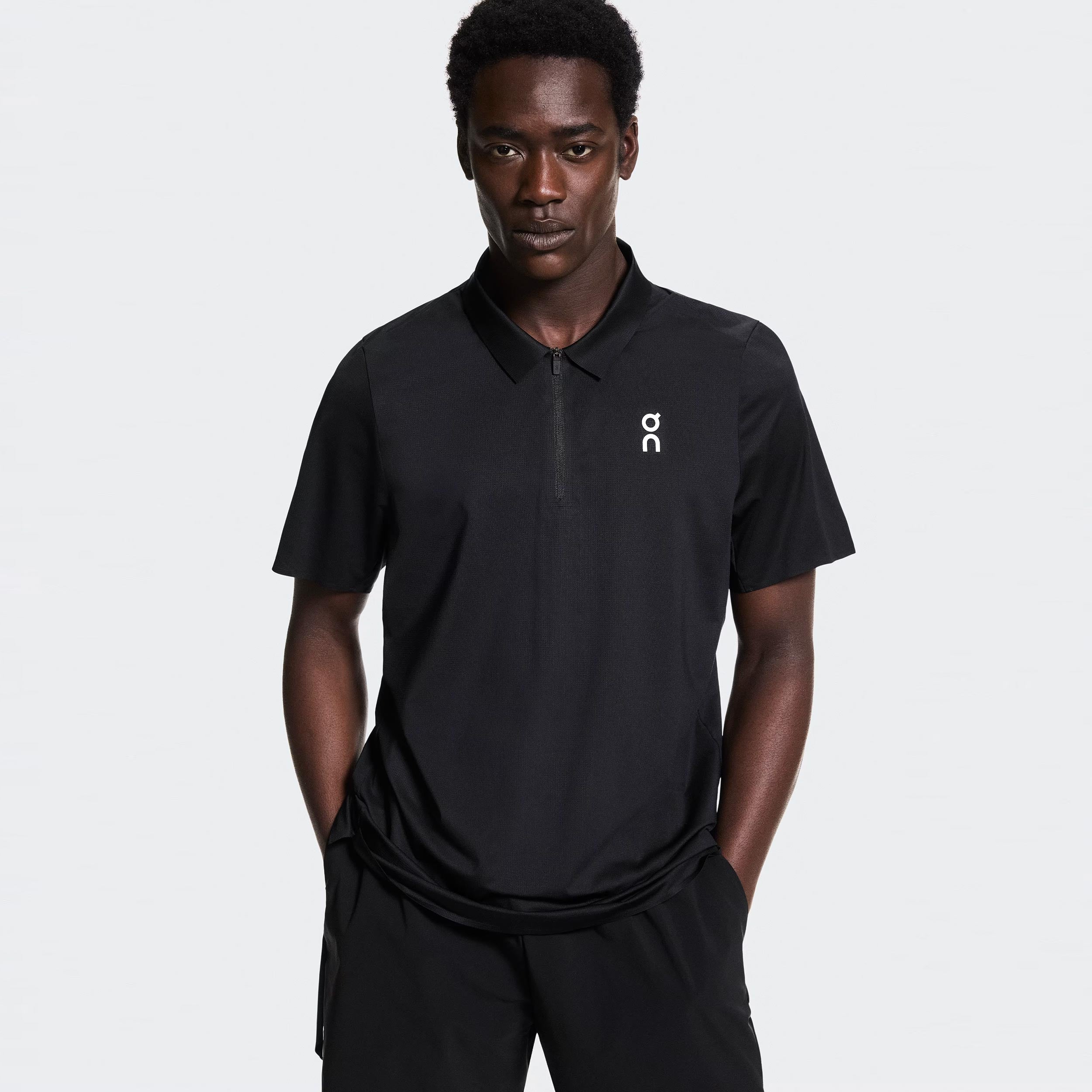 On Court Polo Men - black