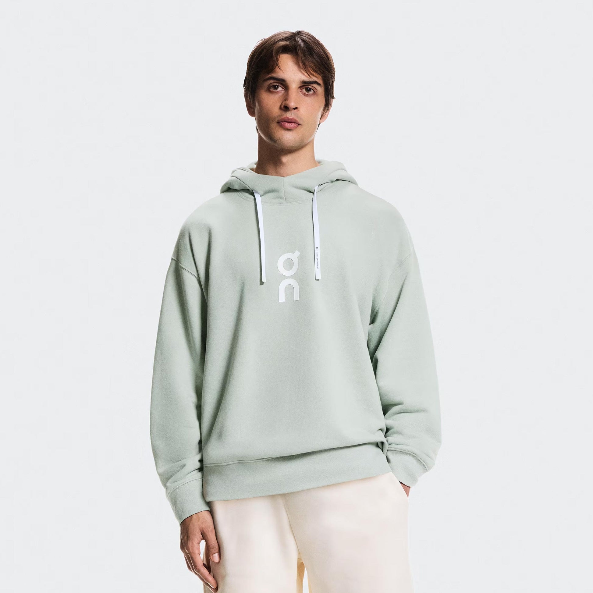 On Club Hoody Men - mint, white