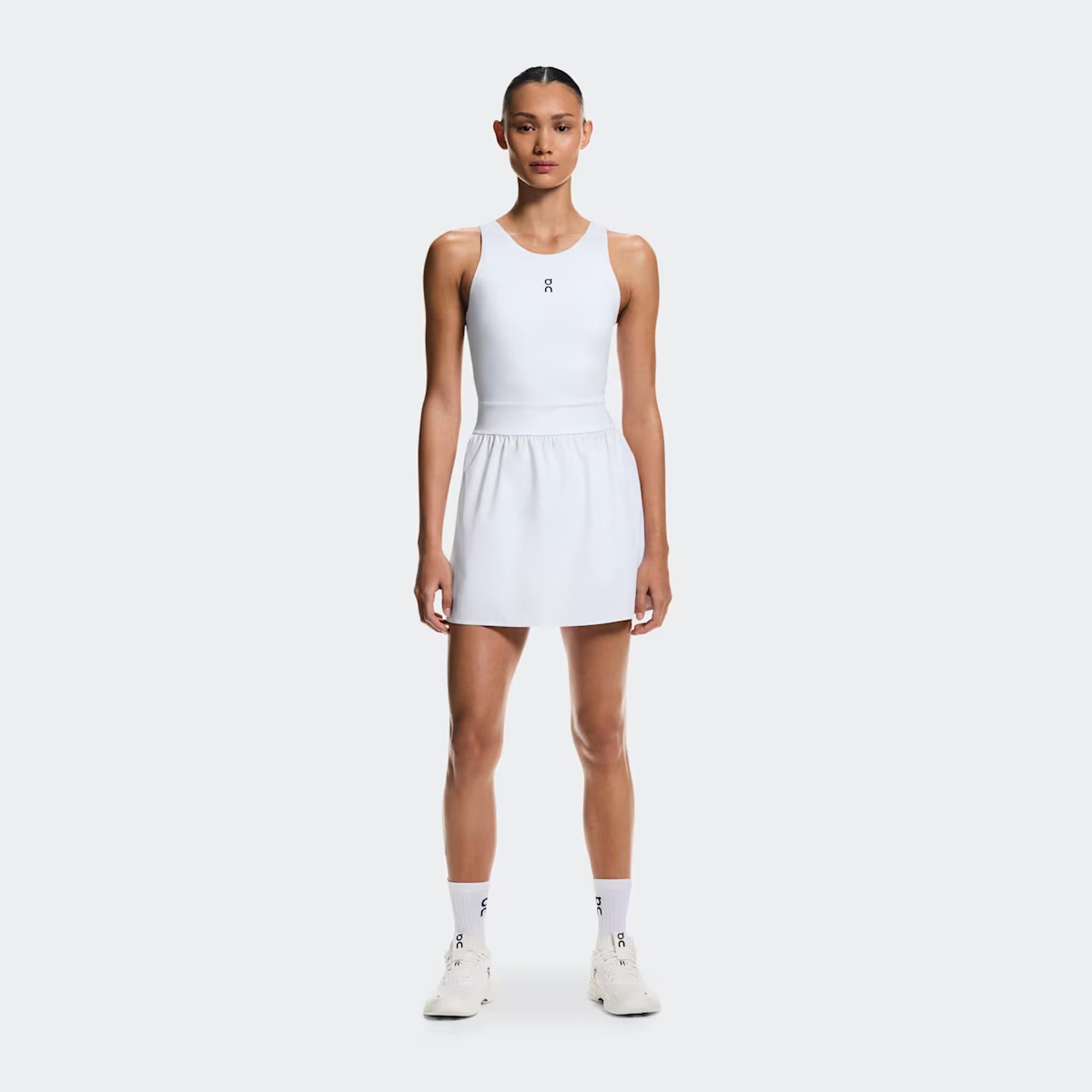 On Court Split Kleid Damen - weiß