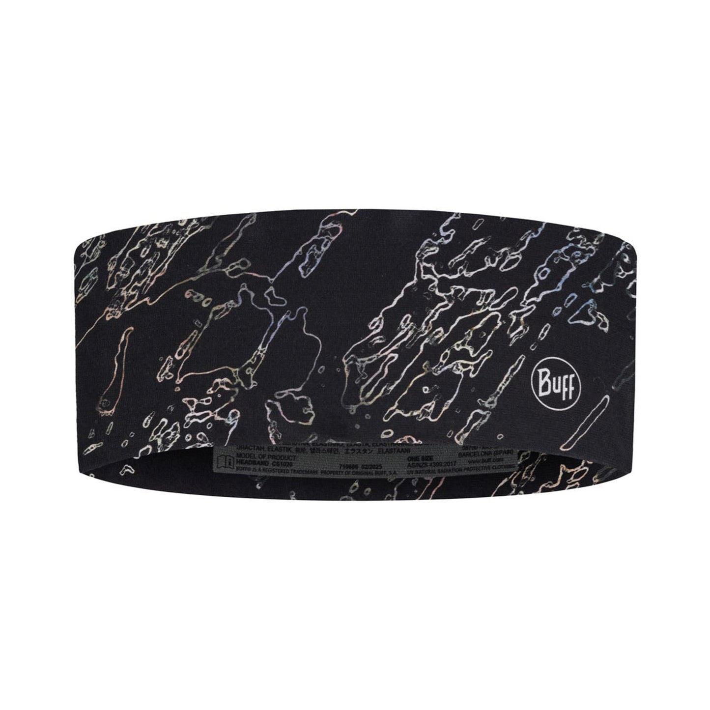 Buff CoolNet UV® Wide Headband Unisex-black