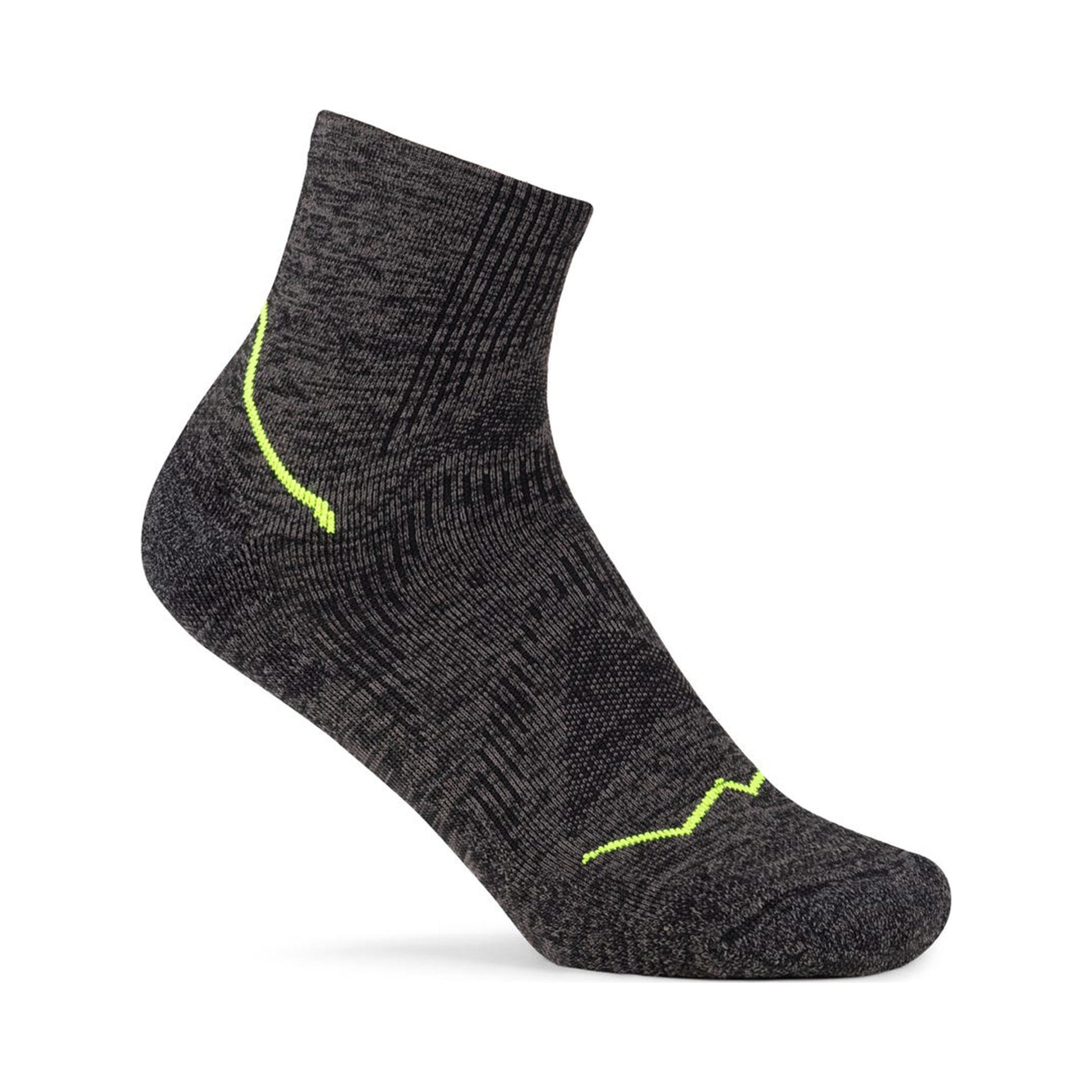 Buff Dryflx Quarter  Running socks Unisex-black