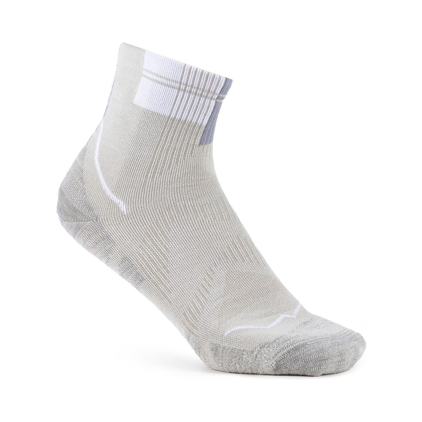 Buff Coolnet Quarter  Running socks Unisex-beige