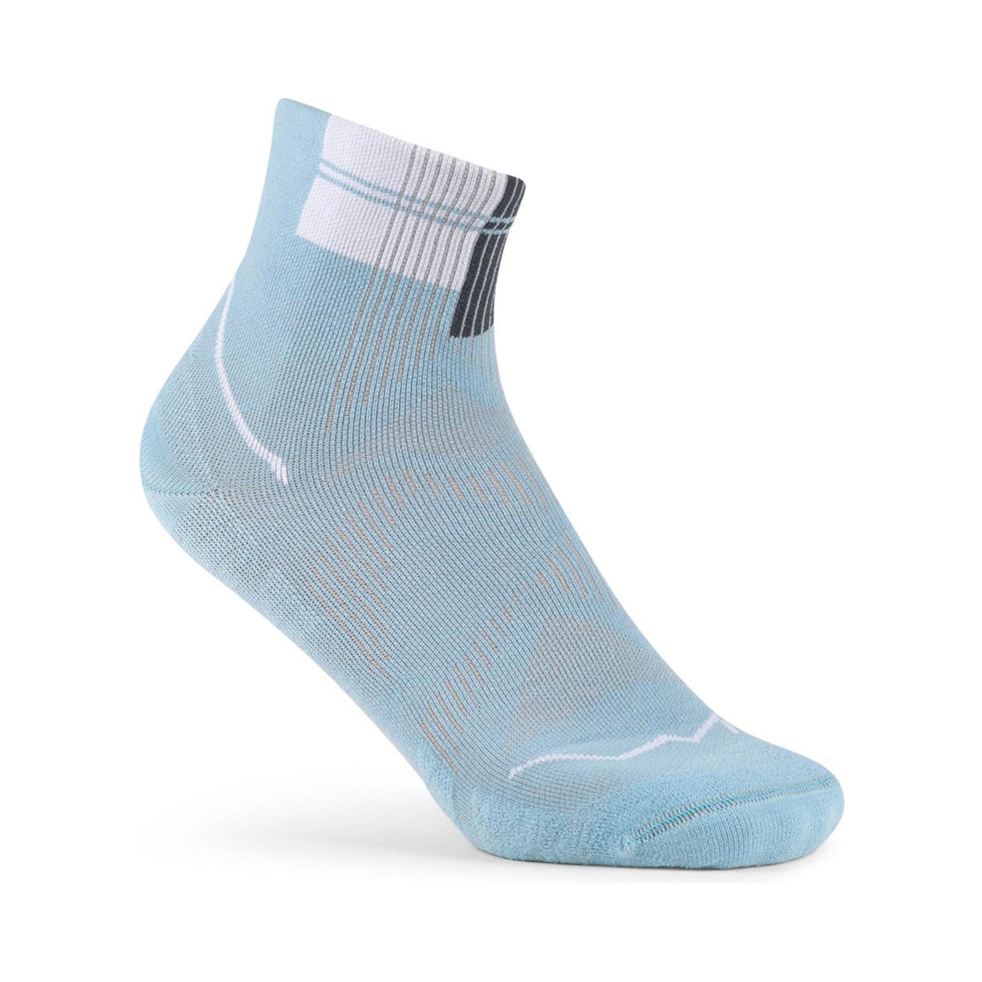 Buff Coolnet Quarter  Running socks Unisex-light blue