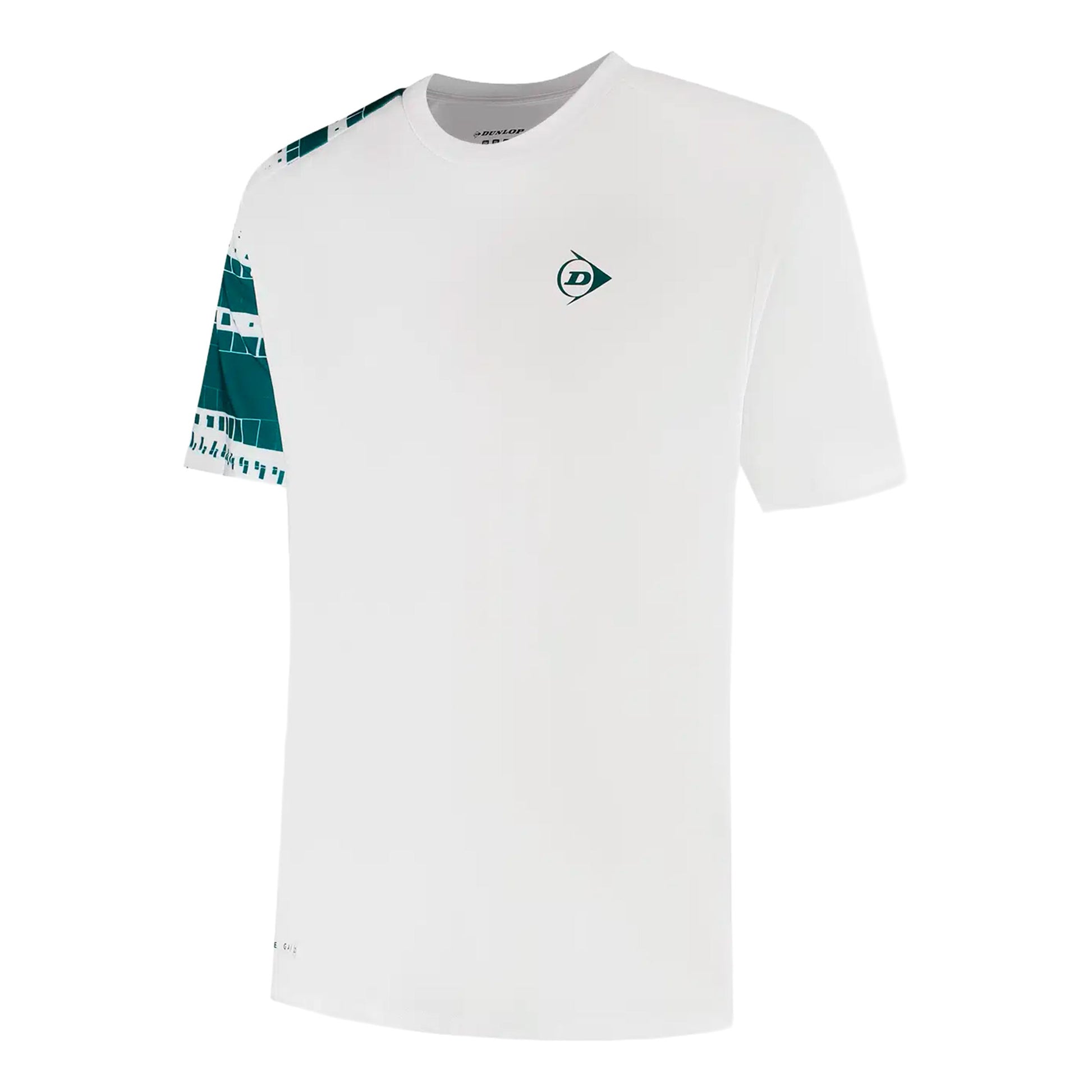 Dunlop T-Shirt Men-white, dark green