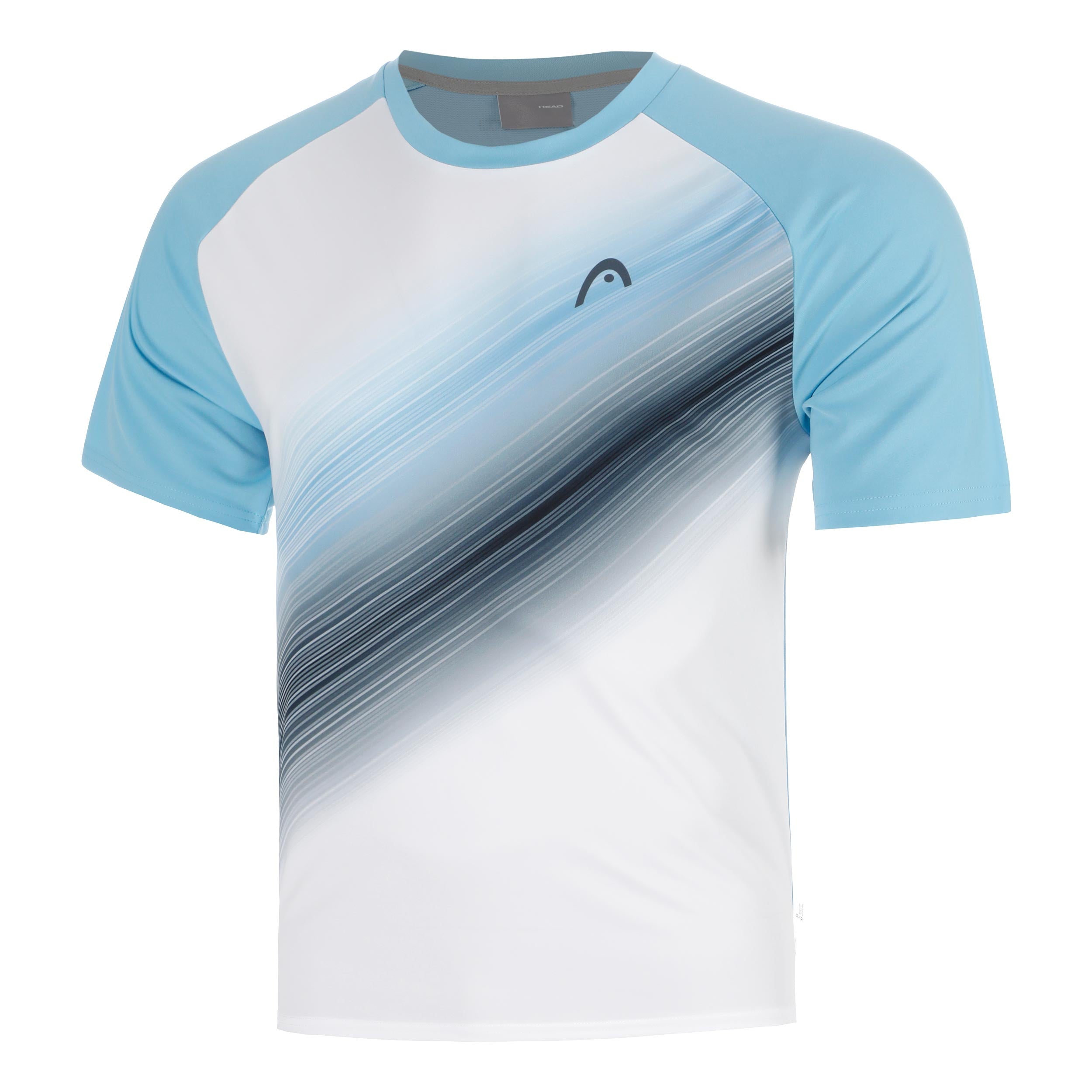 HEAD Topspin T-Shirt Herren-hellblau, weiß