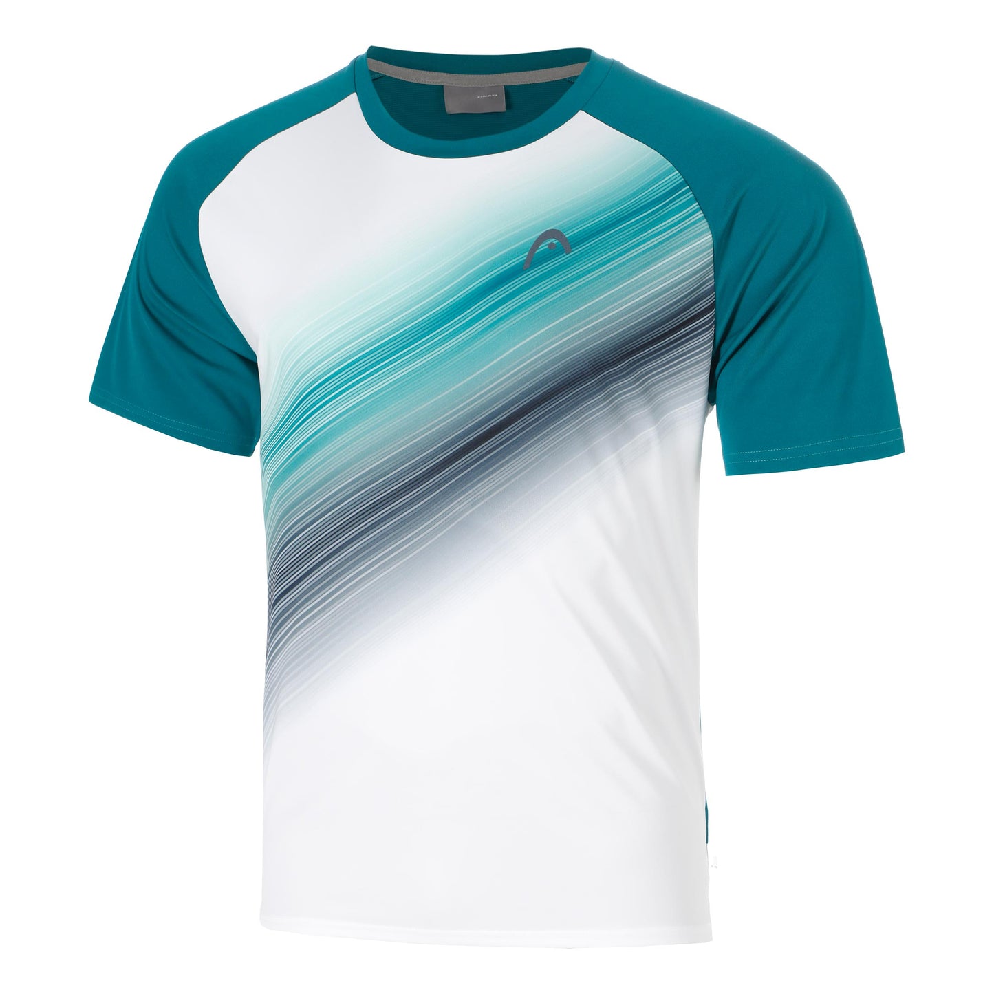 HEAD Topspin T-Shirt Men-dark green, white