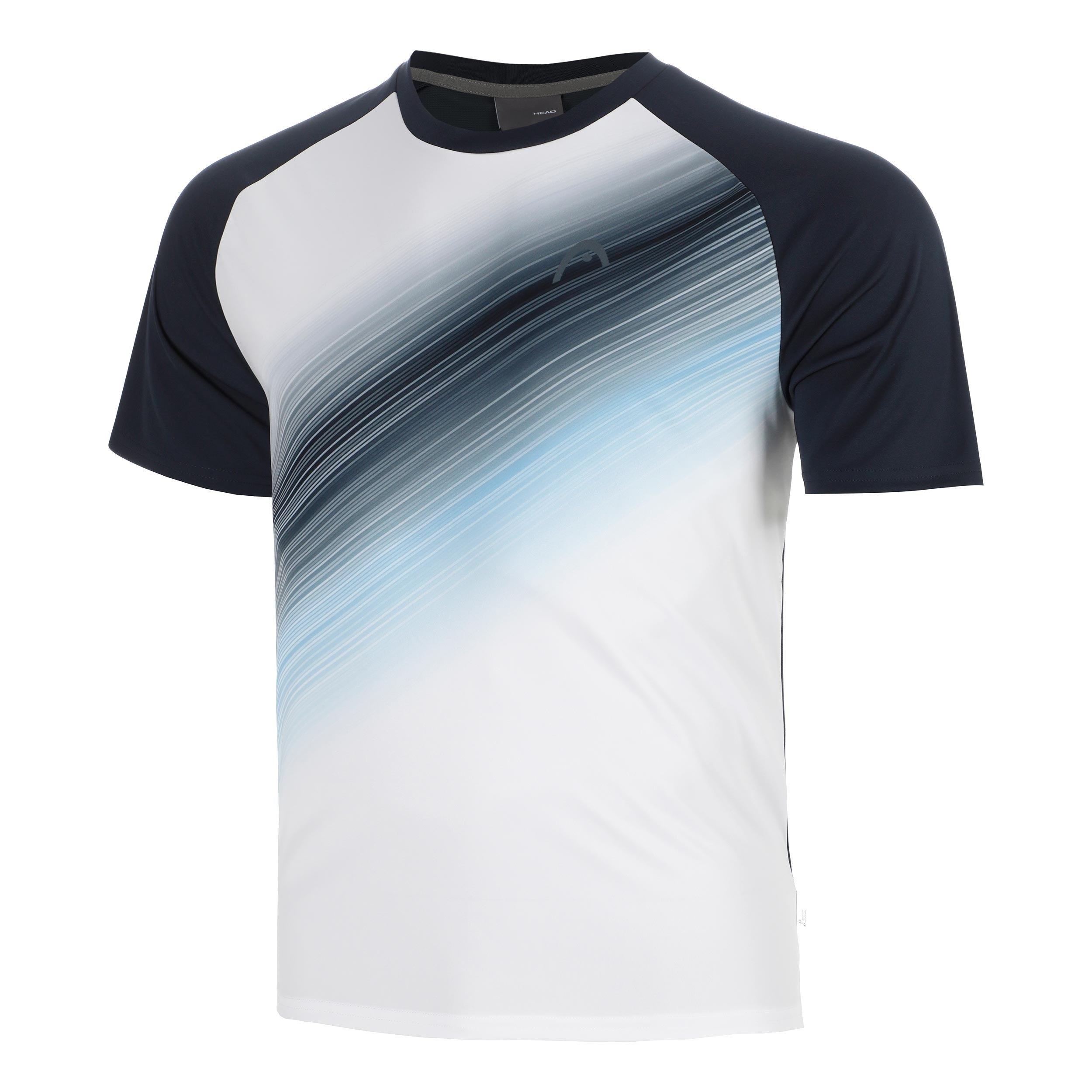 HEAD Topspin T-Shirt Herren-dunkelblau, weiß