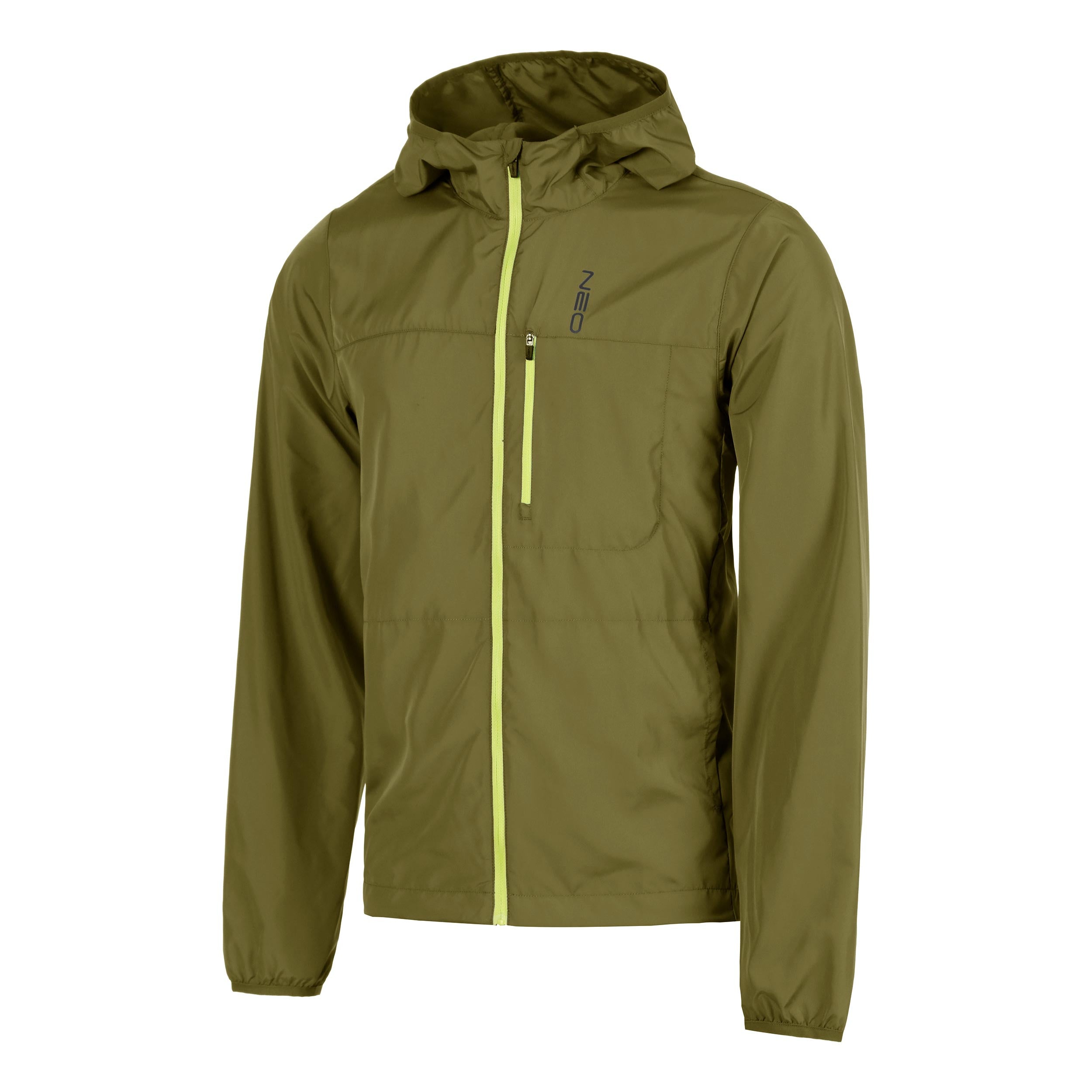 NEO Feel the Vybe Fly Running jacket Men-olive, lime