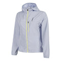 Feel the Vybe Fly Laufjacke Damen-blaugrau, limette