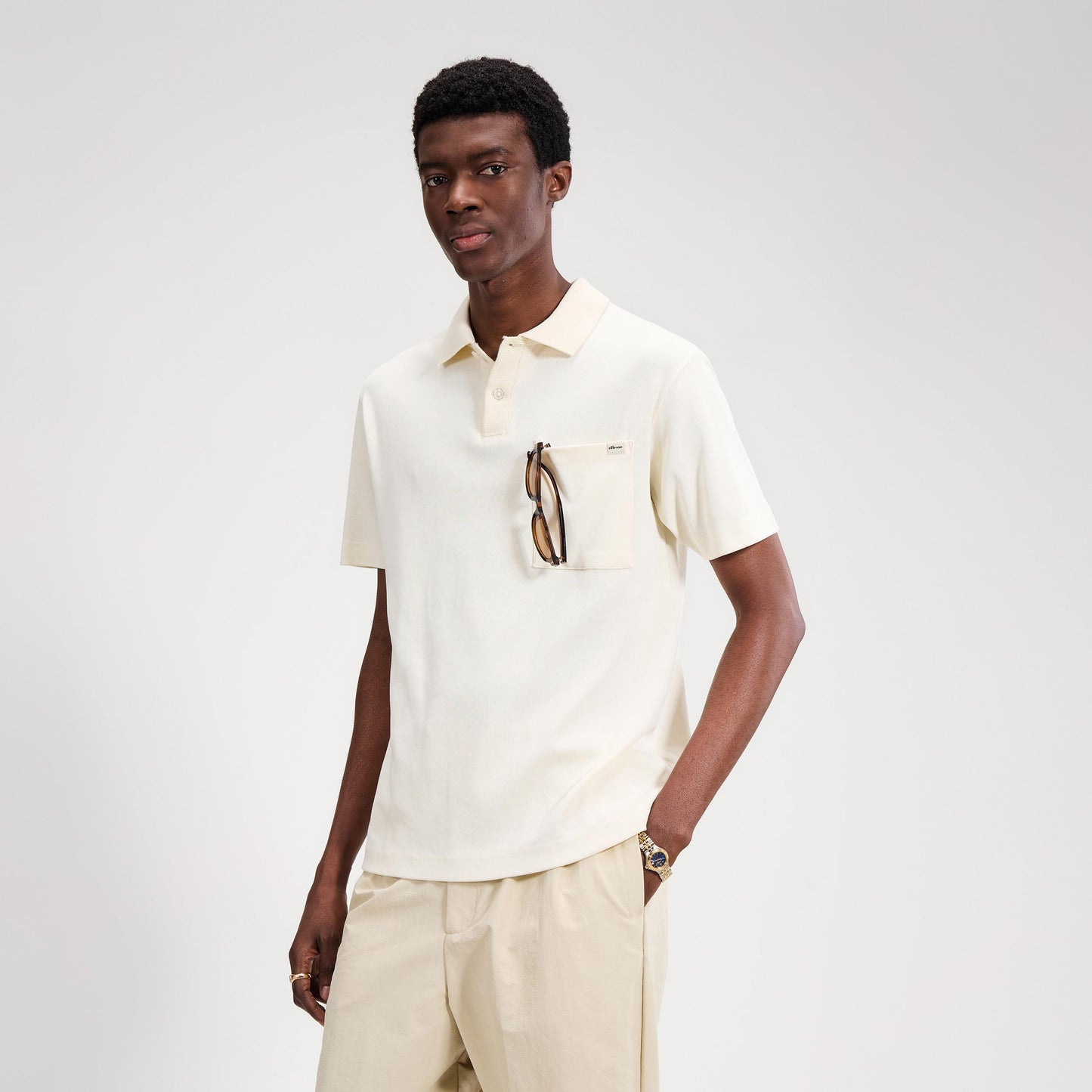Ellesse Arivito Polo Men - cream