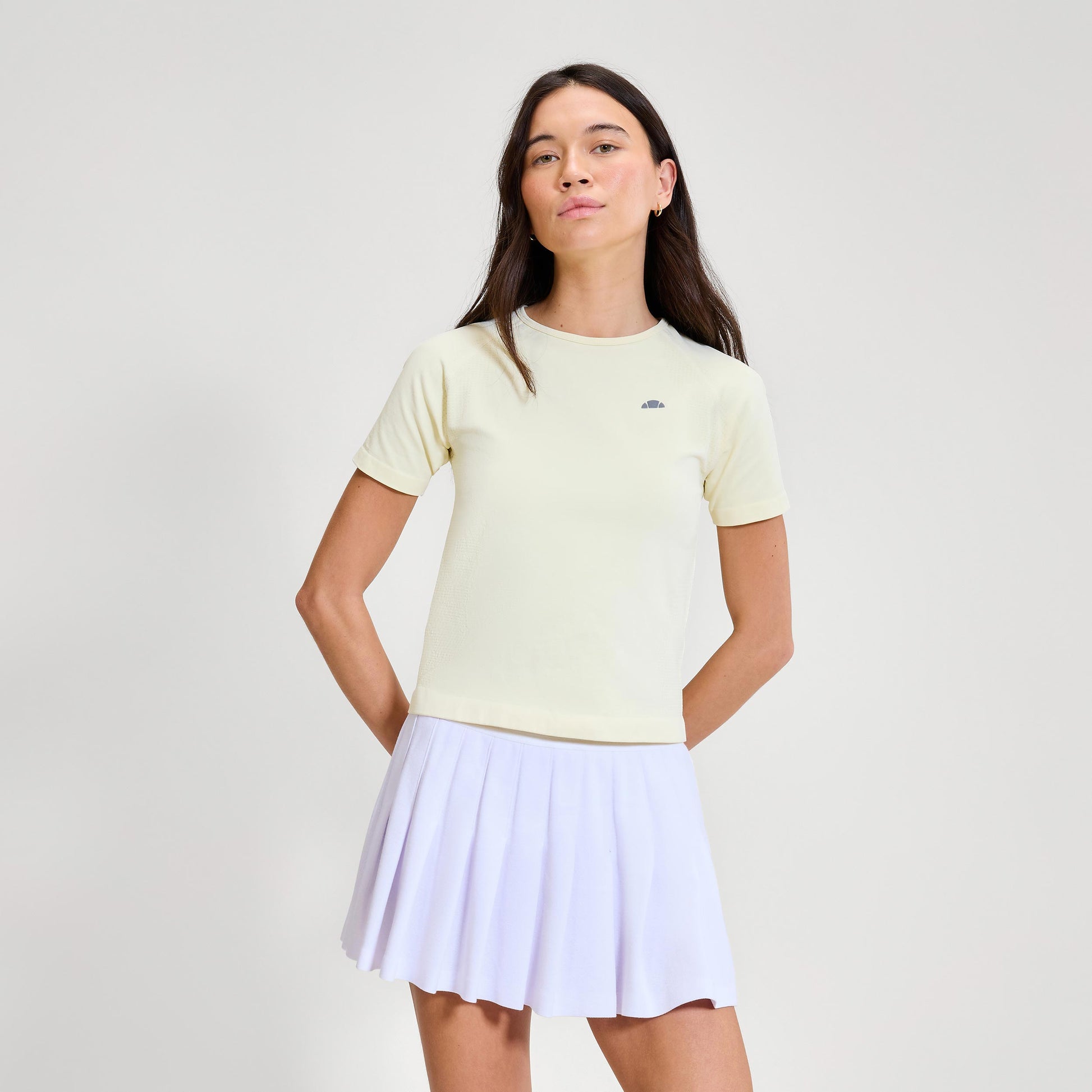 Ellesse La Bella Seamless T-Shirt Damen - gelb