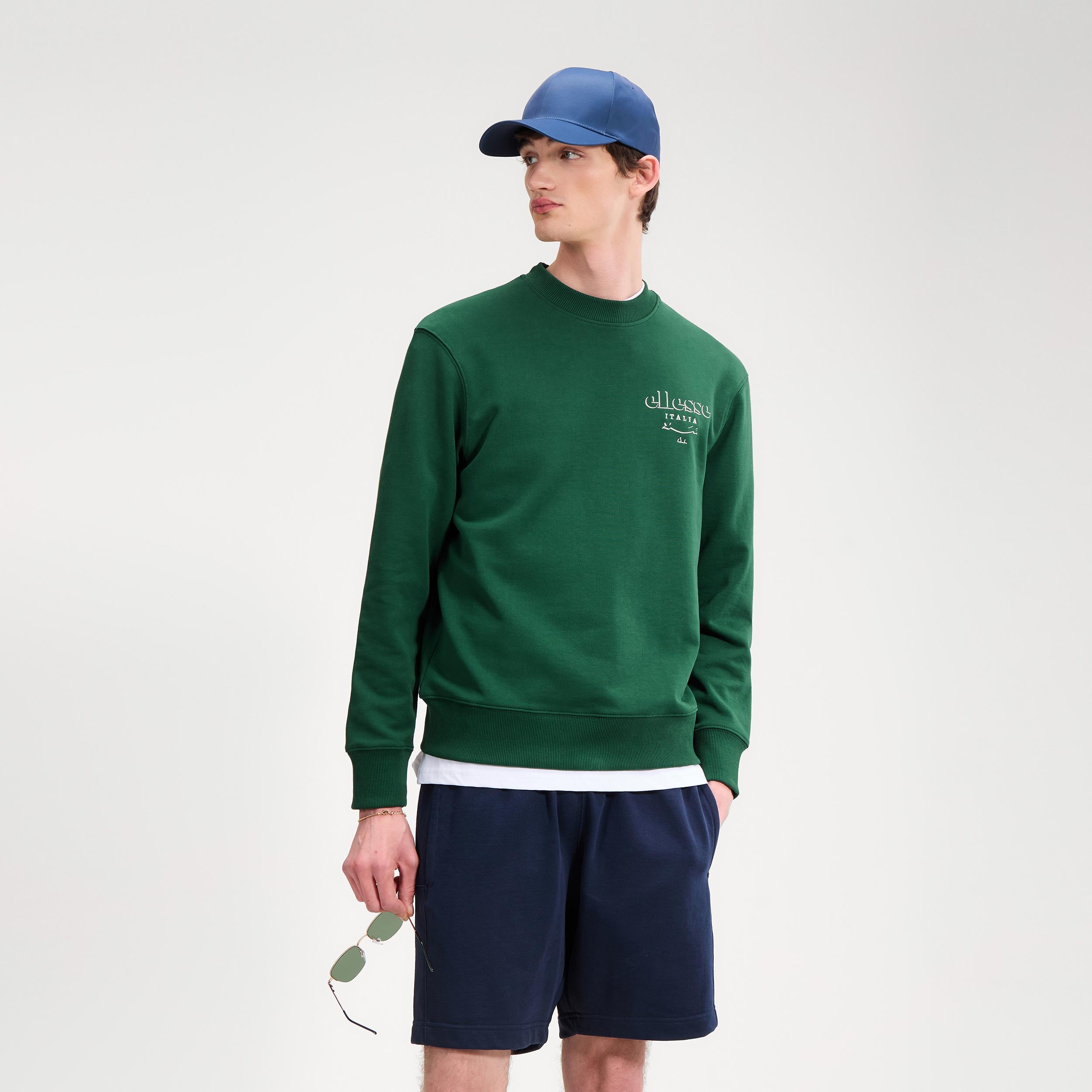 Ellesse Scroll Sweatshirt Men - dark green