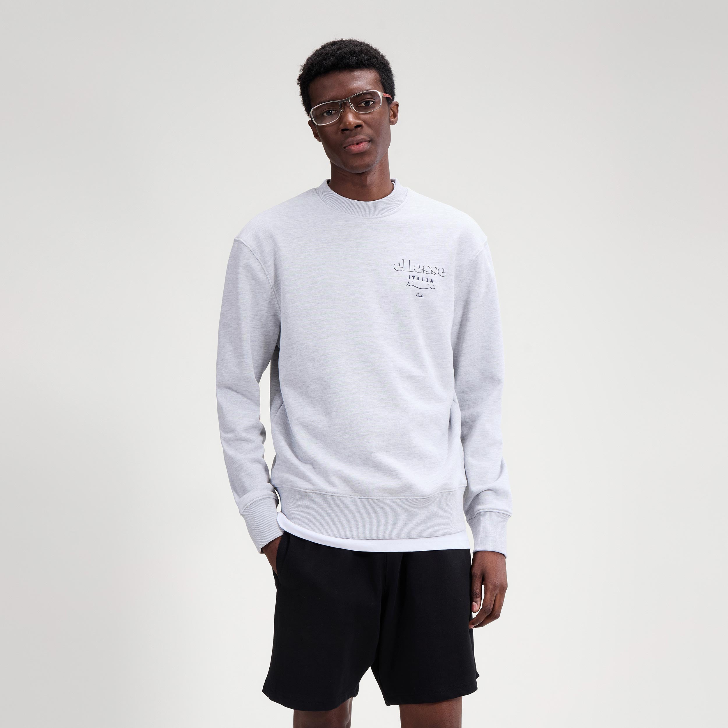 Ellesse Scroll Sweatshirt Men - lightgrey
