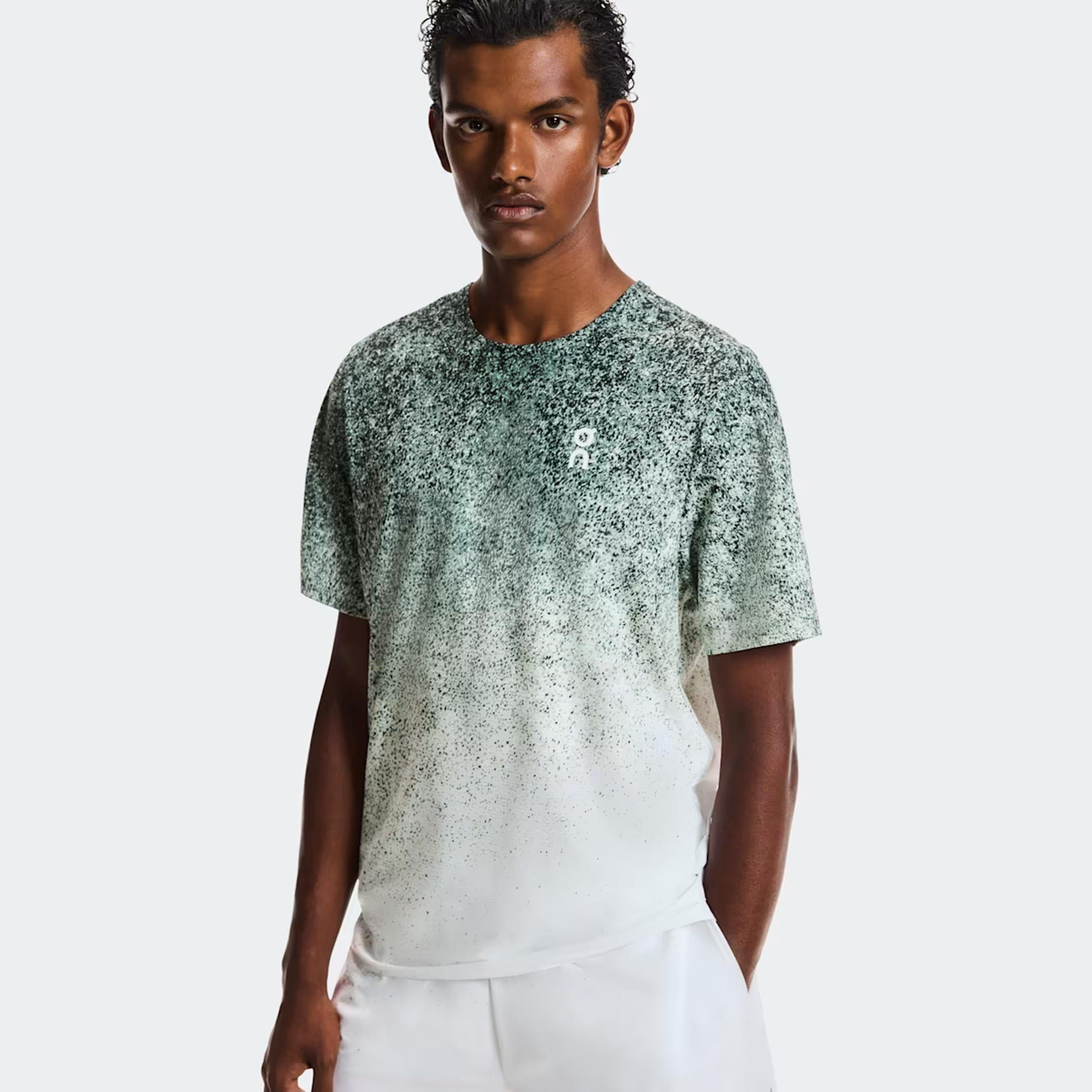 On Court Fade T-Shirt Men - green, white