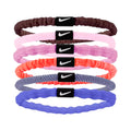 Flex Hair Tie Hair band 6 Pack Unisex - pink, white