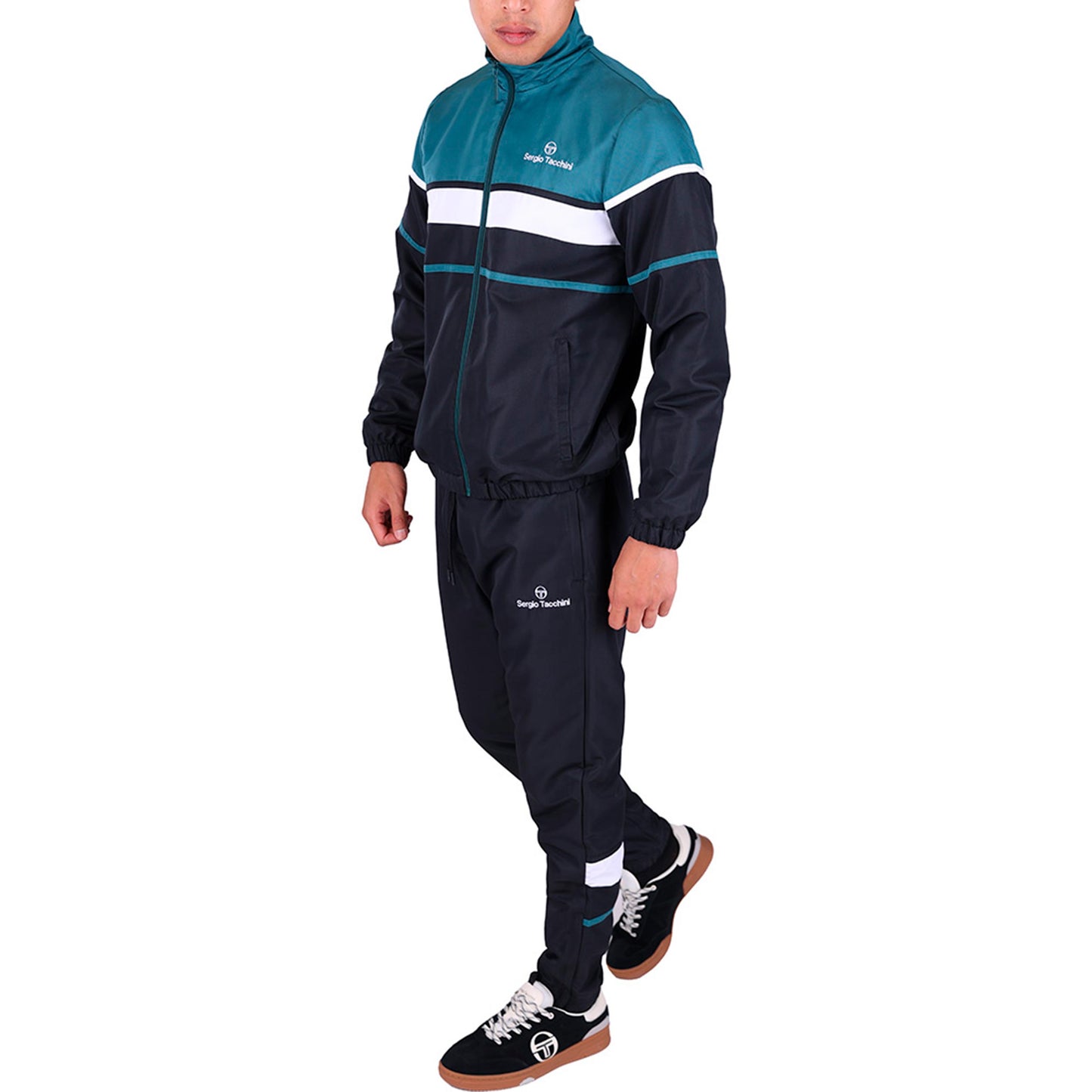 Sergio Tacchini Scorpione Tracksuit Men - black, green