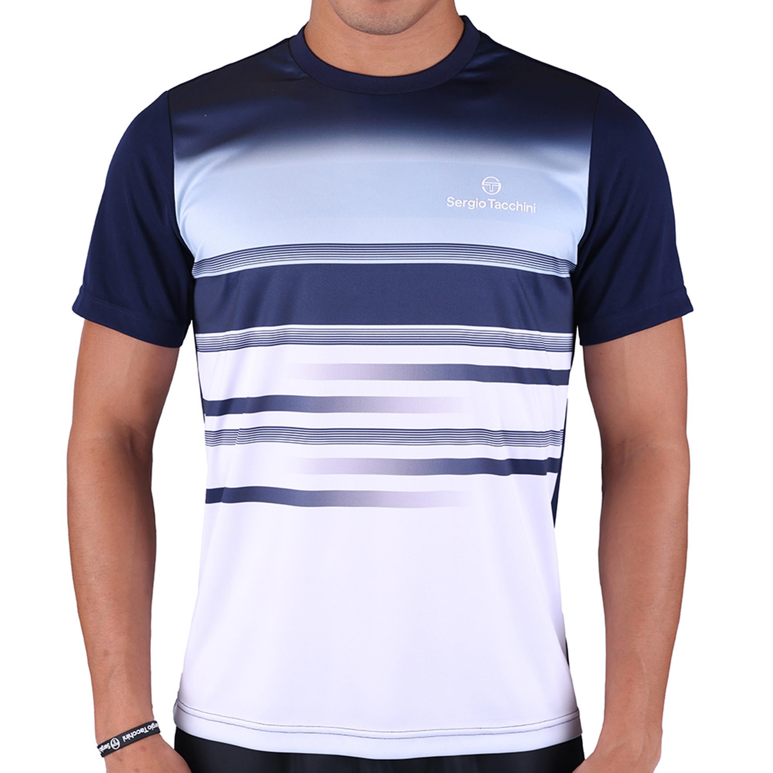Sergio Tacchini Segnali PL  T-Shirt Men - dark blue, white