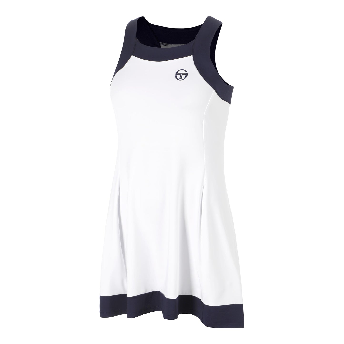 Sergio Tacchini TCP Kleid Damen - weiß, dunkelblau