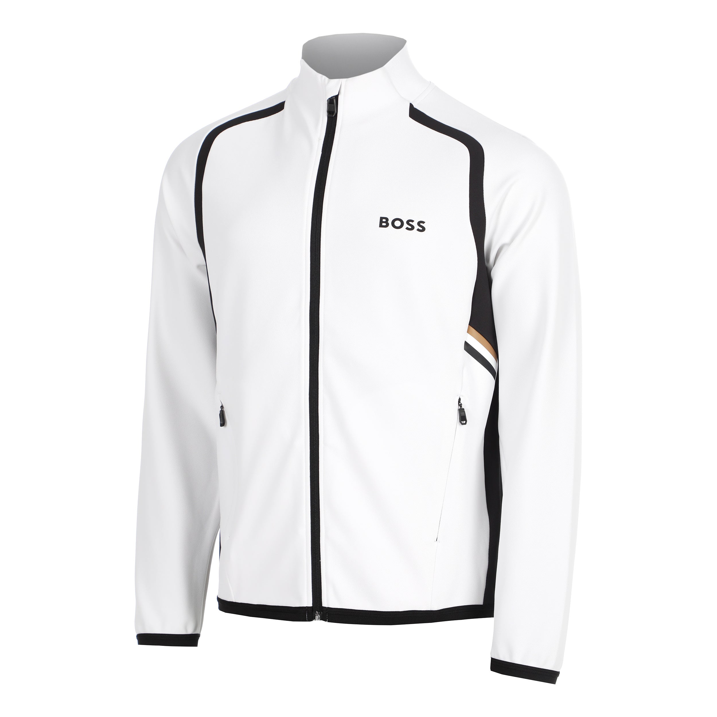 BOSS Spin Trainingsjacke Herren - weiß