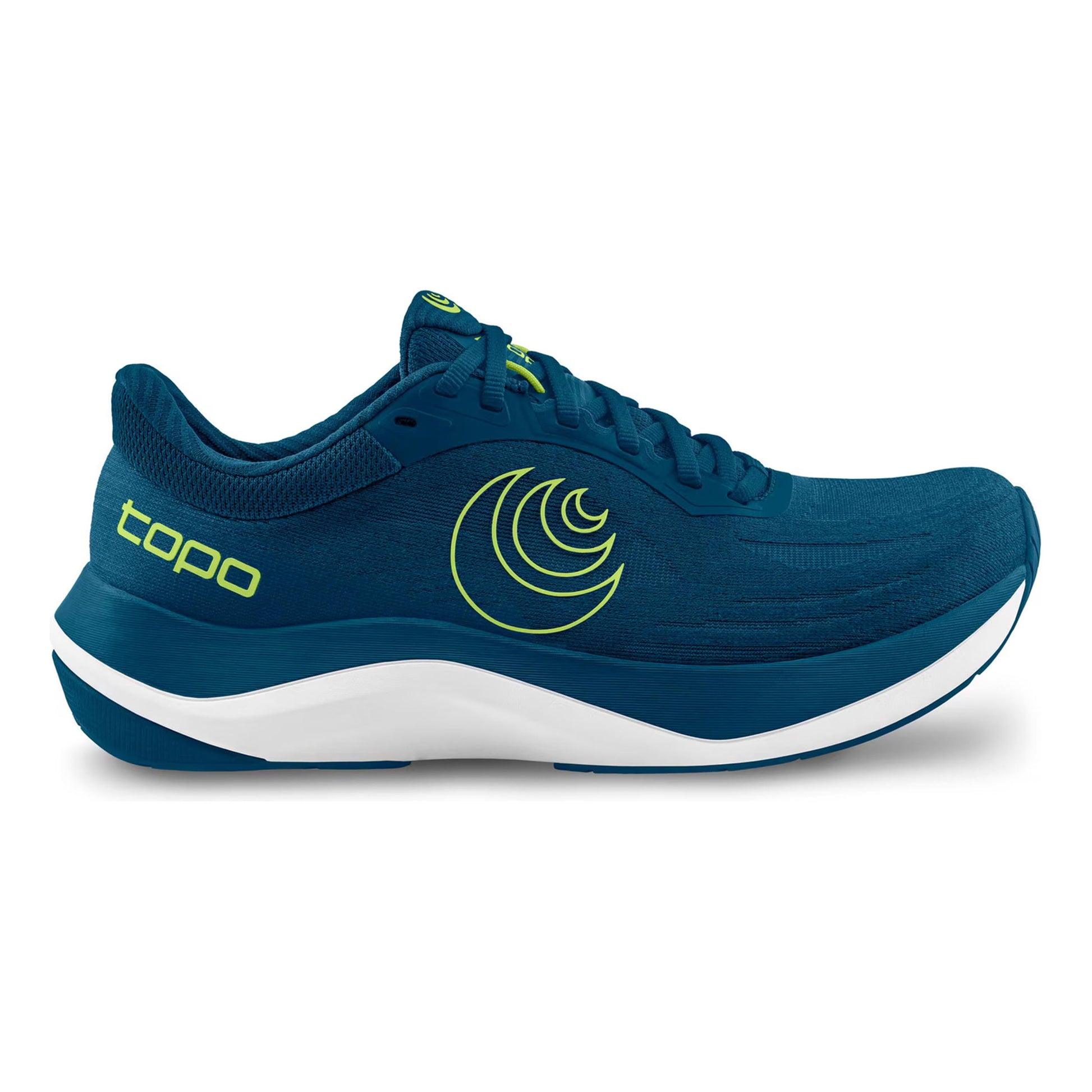 TOPO ATHLETIC Ultrafly 6 Stabilitätsschuh Herren - dunkelblau, limette