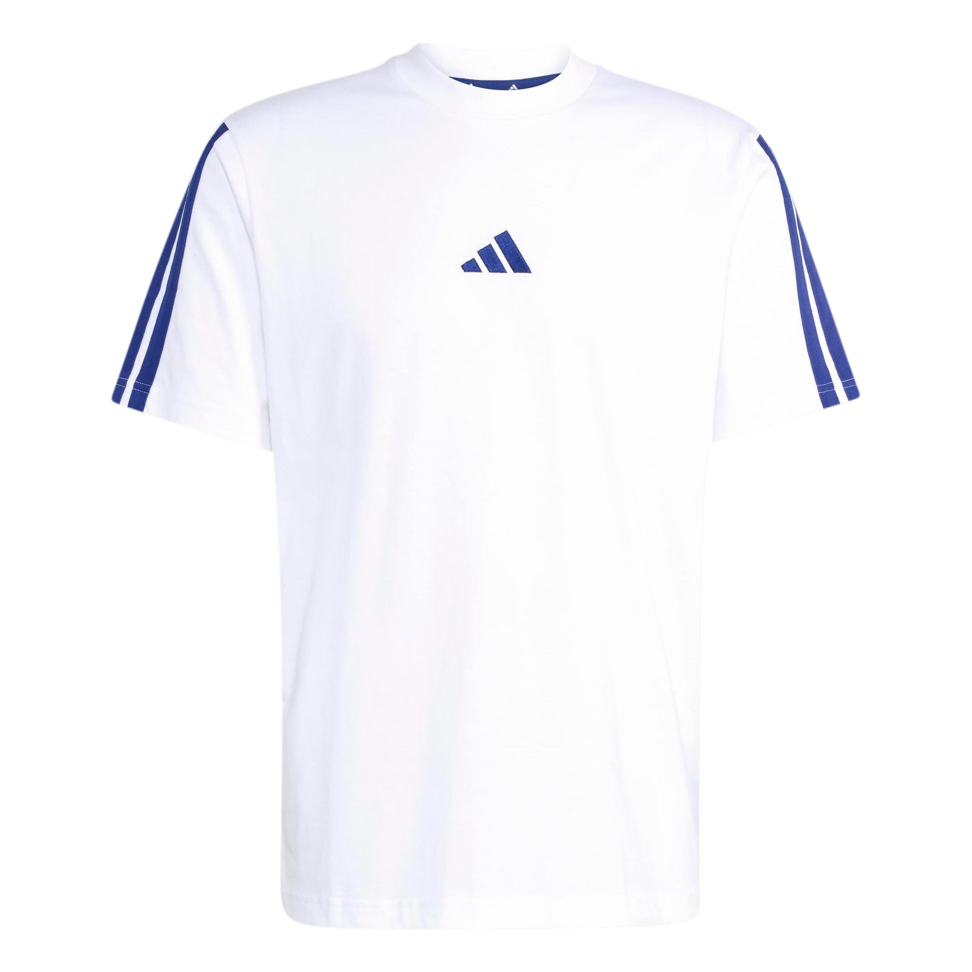 adidas 3Stripes T-Shirt Men - white, blue