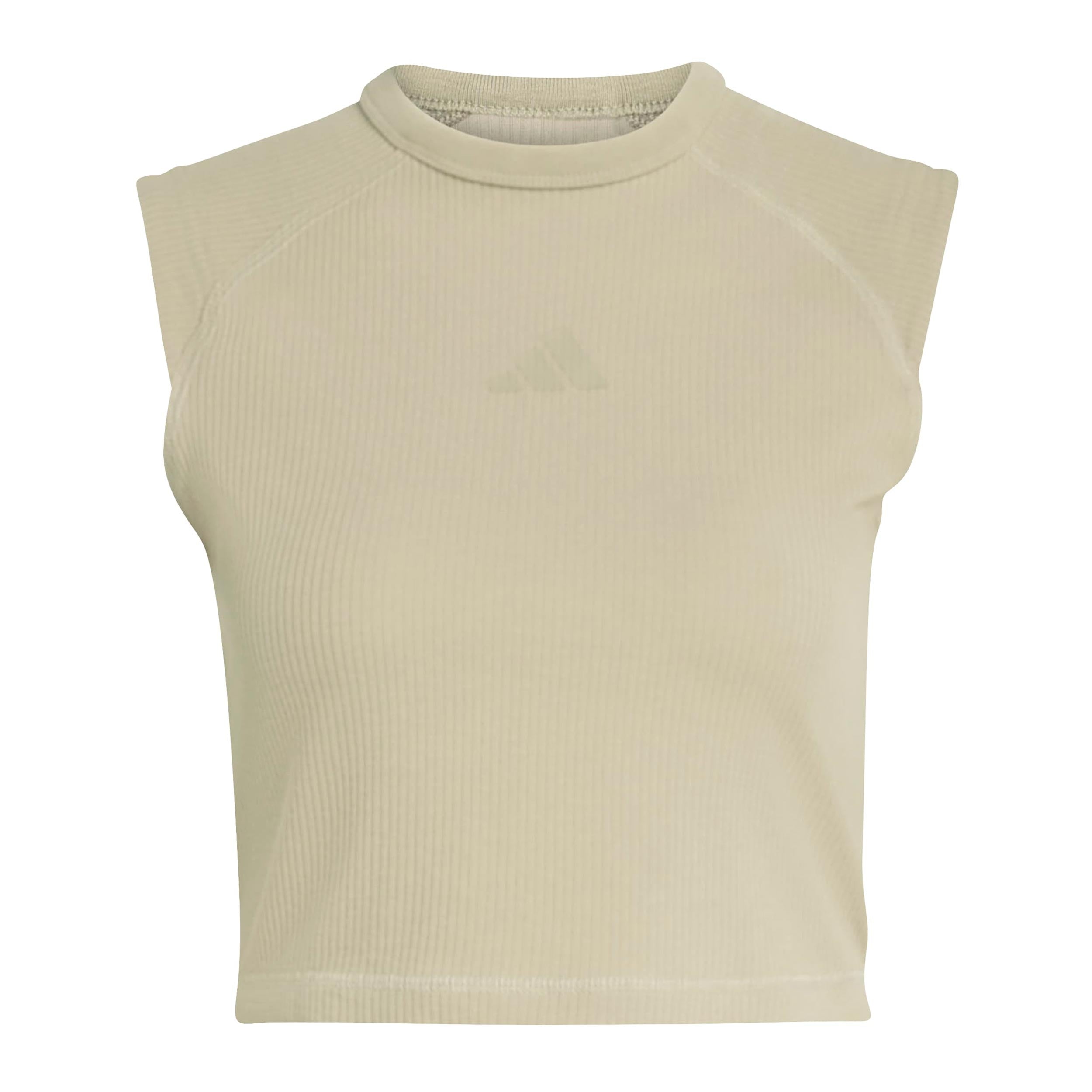 adidas All SZN Rib Tank-Top Damen - beige