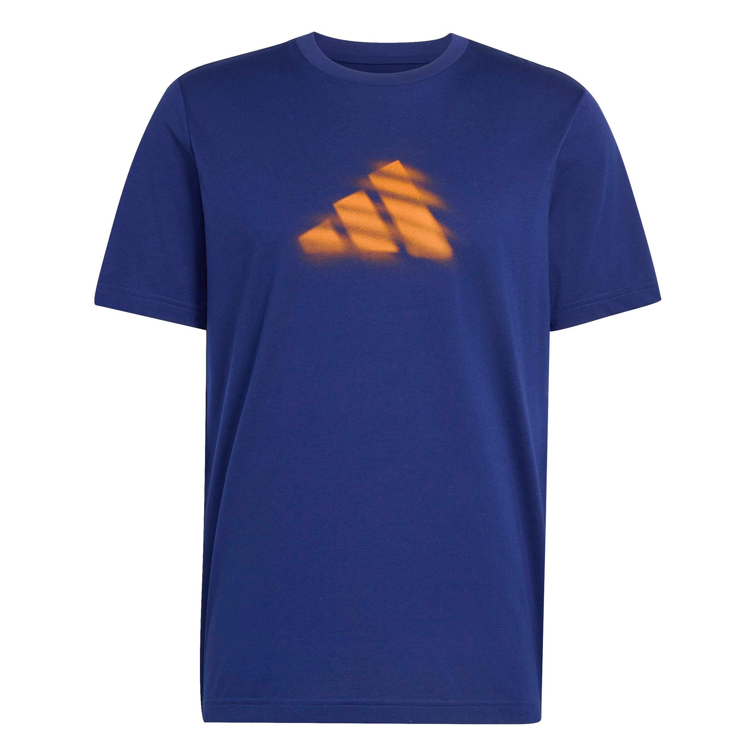 adidas Clay T-Shirt Men - dark blue, rust