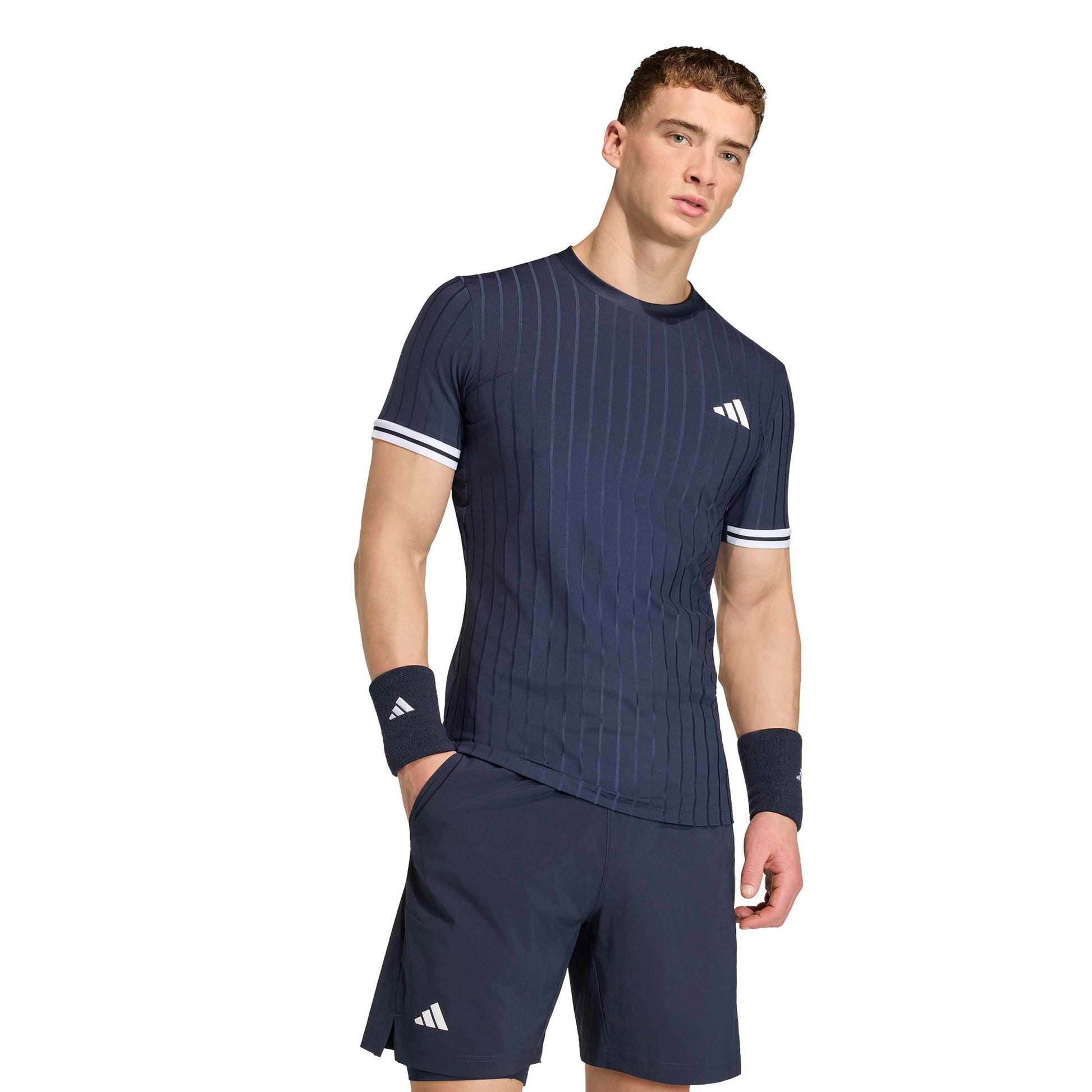 adidas Freelift Pro T-Shirt Men - dark blue