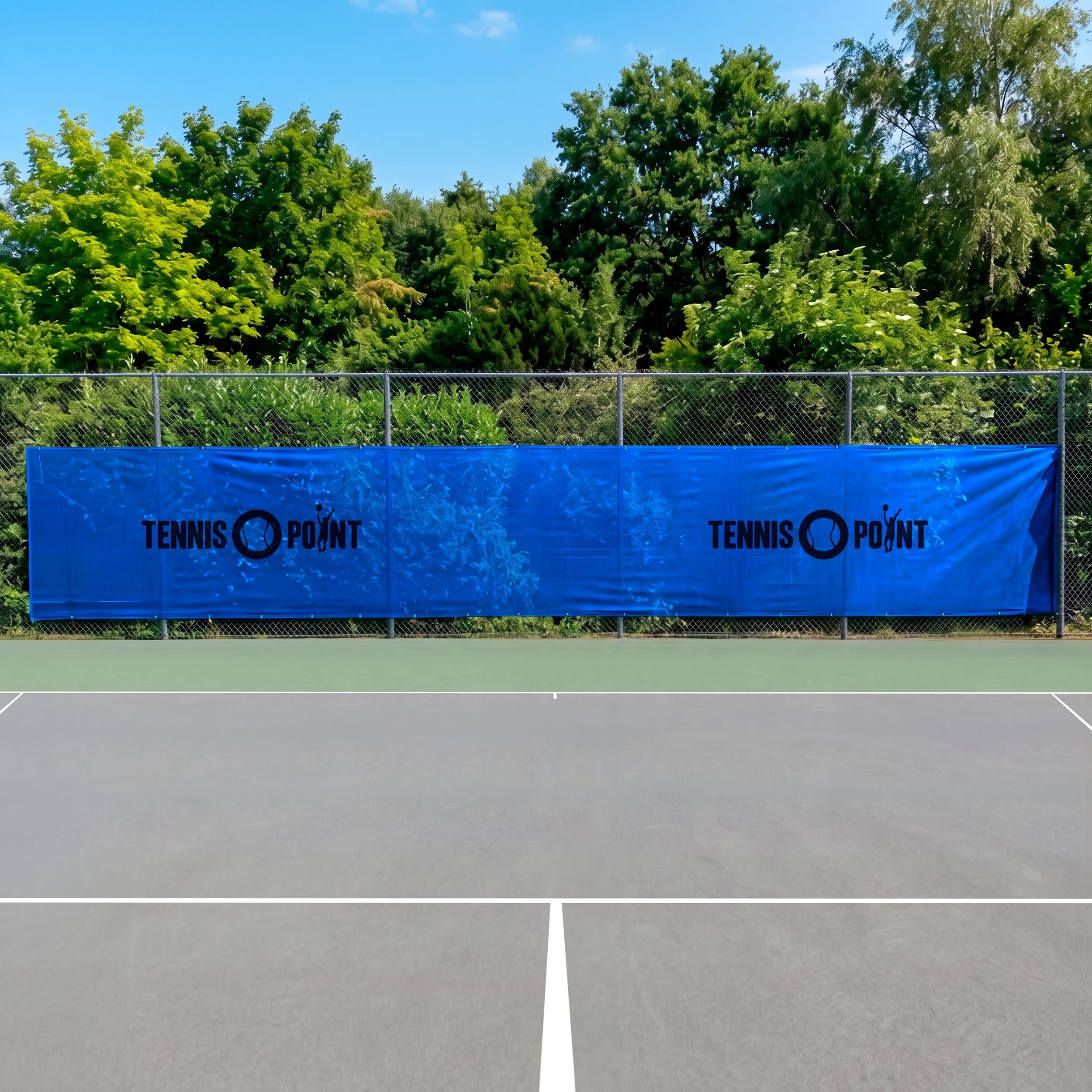 Tennis-Point Tennis Point 12X2m Windbreak - blue