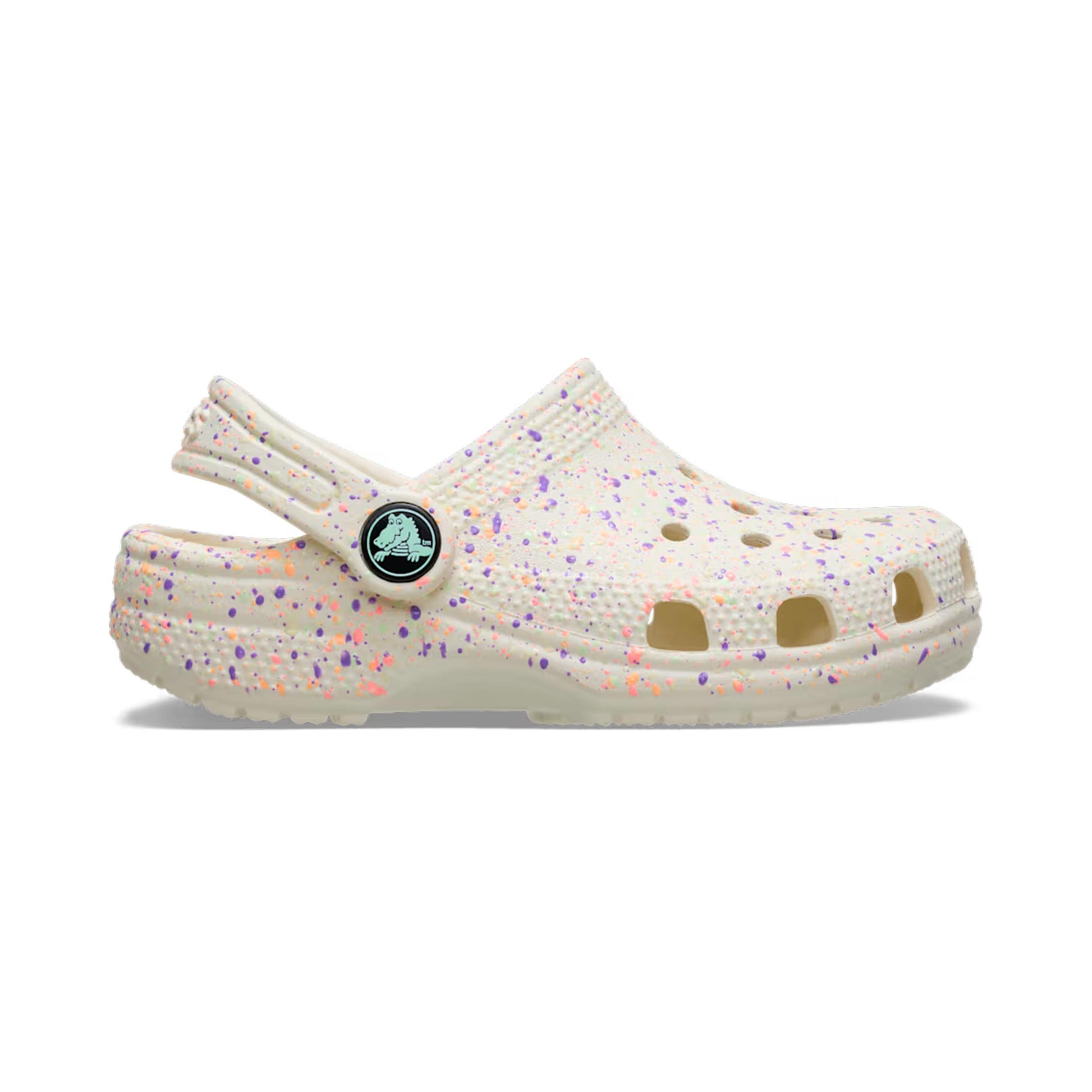 Crocs Classic Paint Splatter Slippers Kids - beige, multicoloured