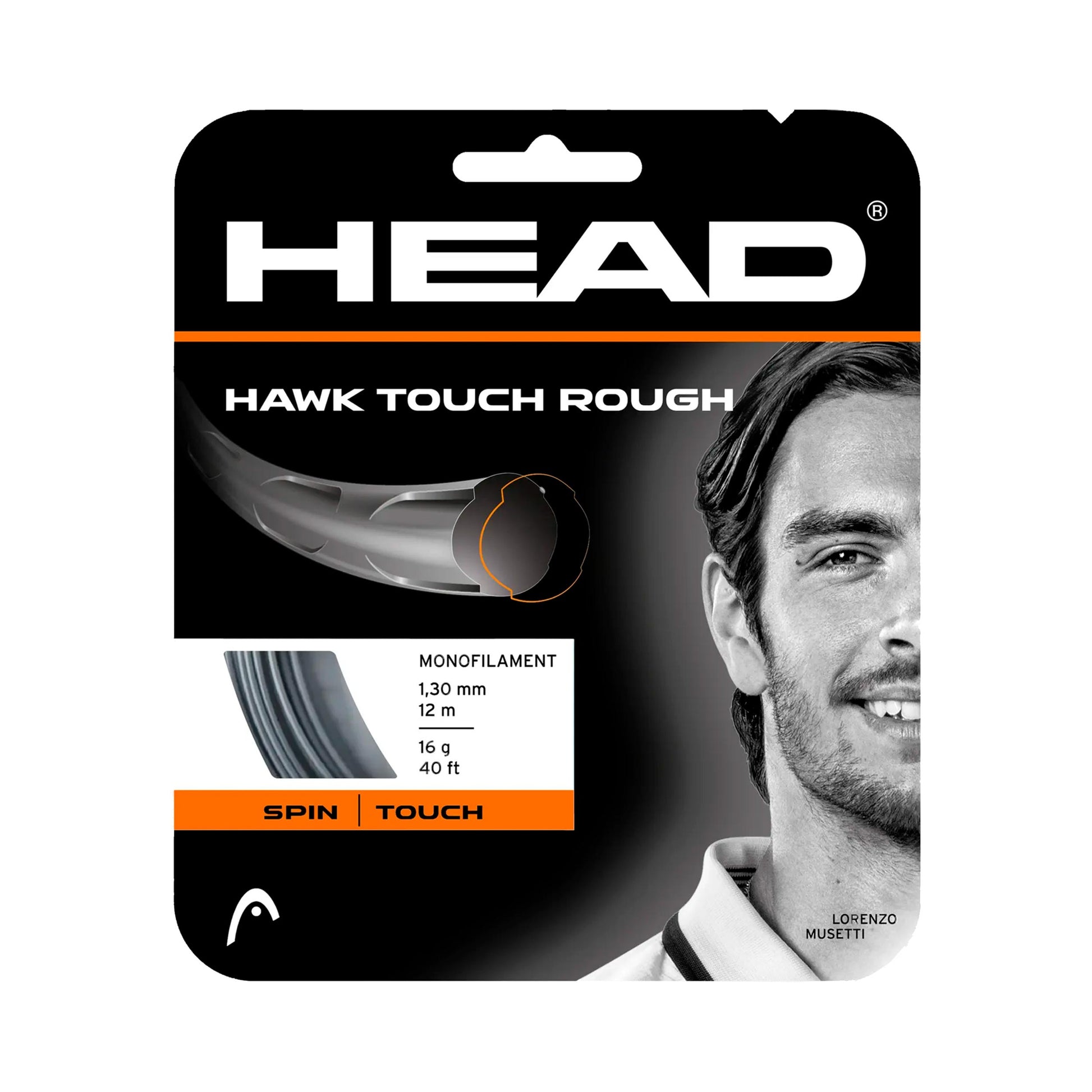 HEAD Hawk Touch Rough String set 12m - black