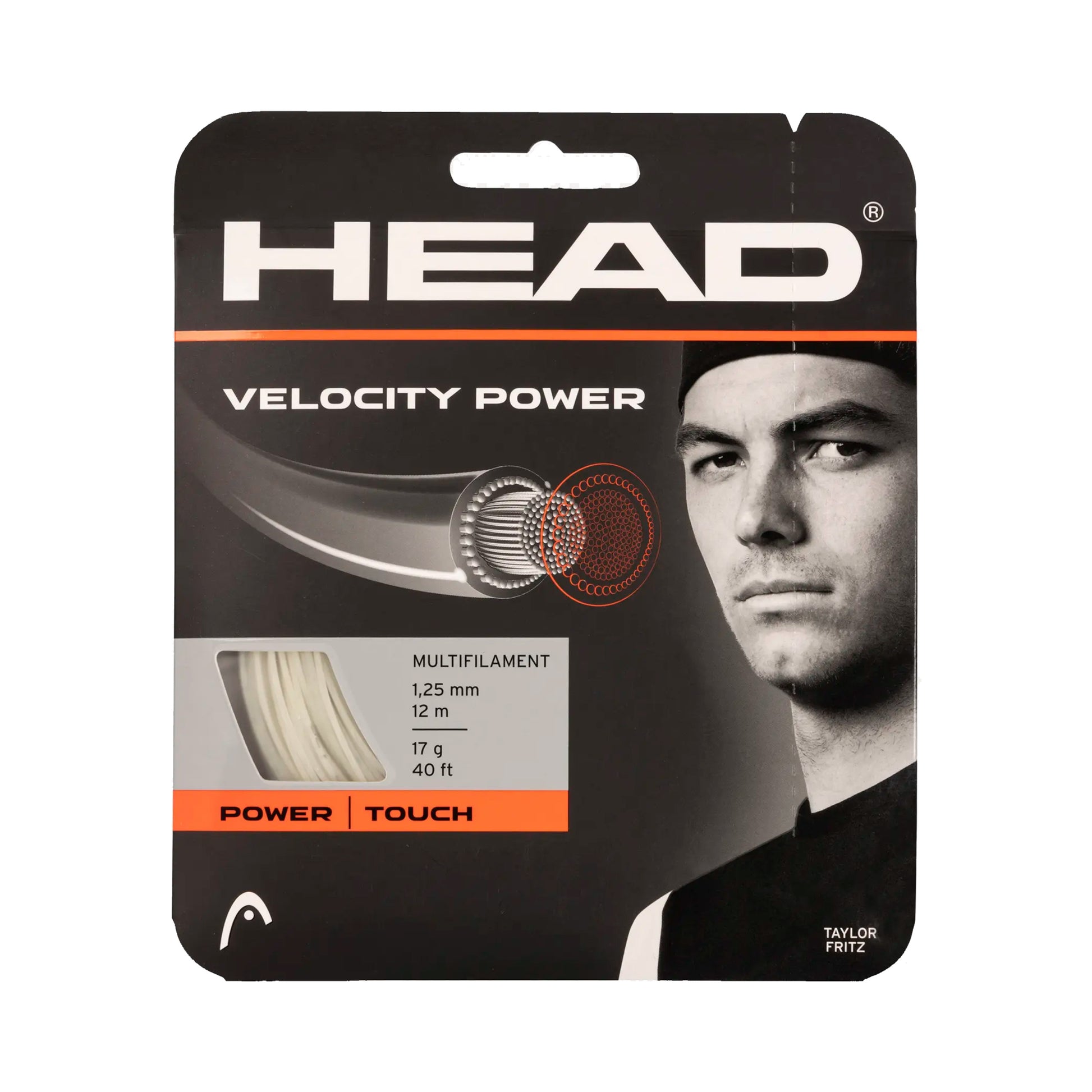 HEAD Velocity MLT Power String set 12m - ecru