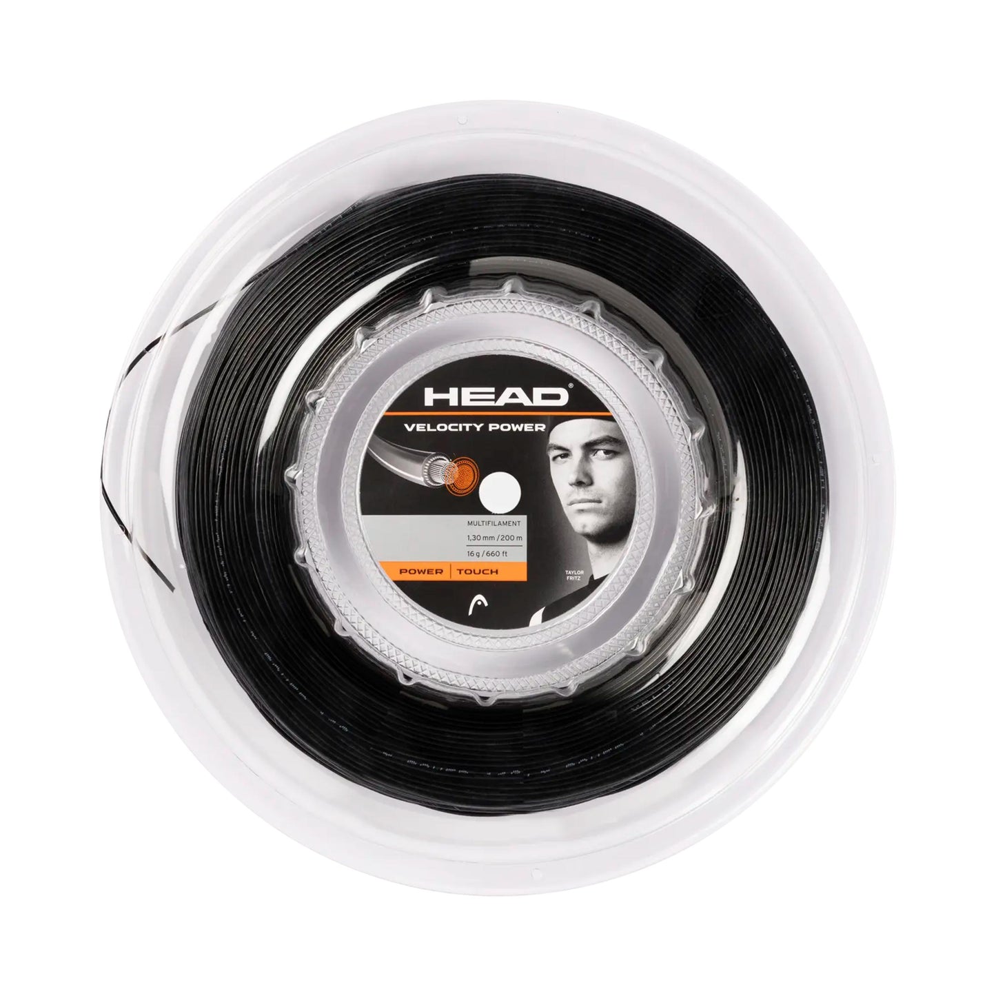 HEAD Velocity MLT Power Saitenrolle 200m - schwarz