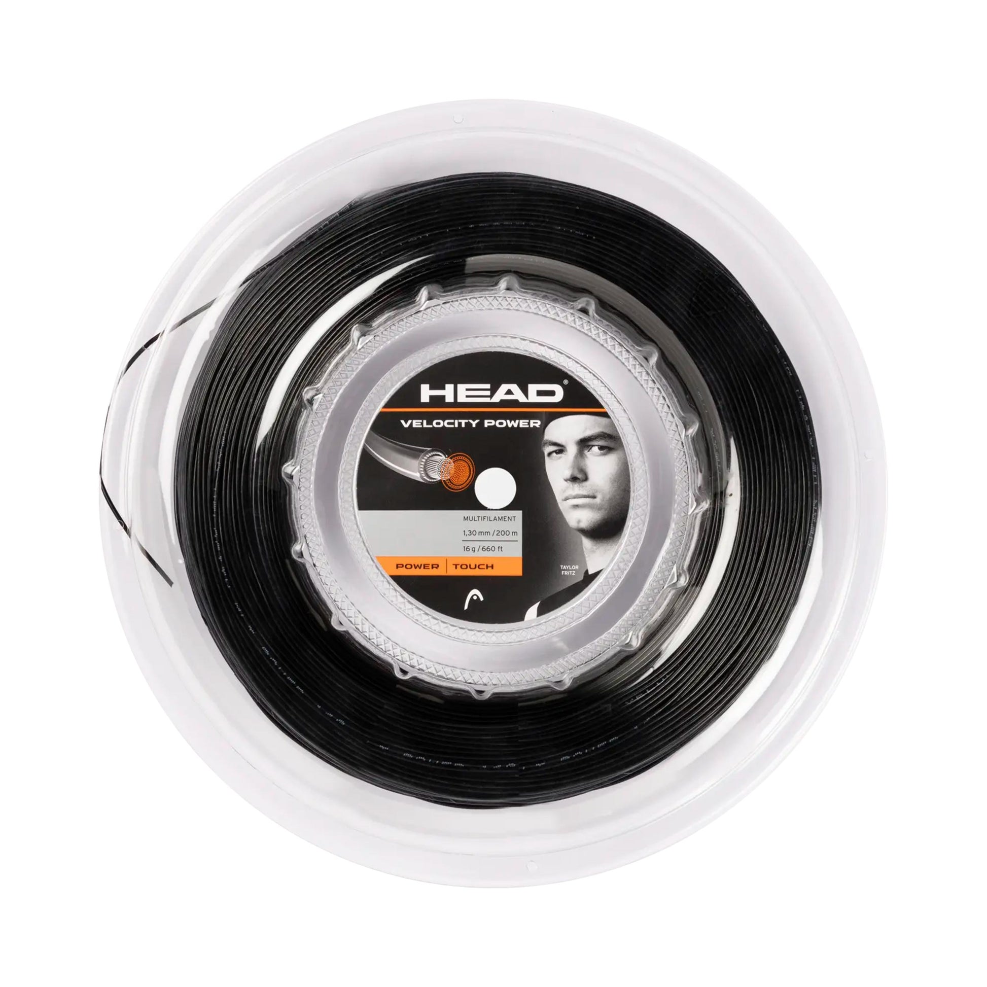 HEAD Velocity MLT Power Saitenrolle 200m - schwarz