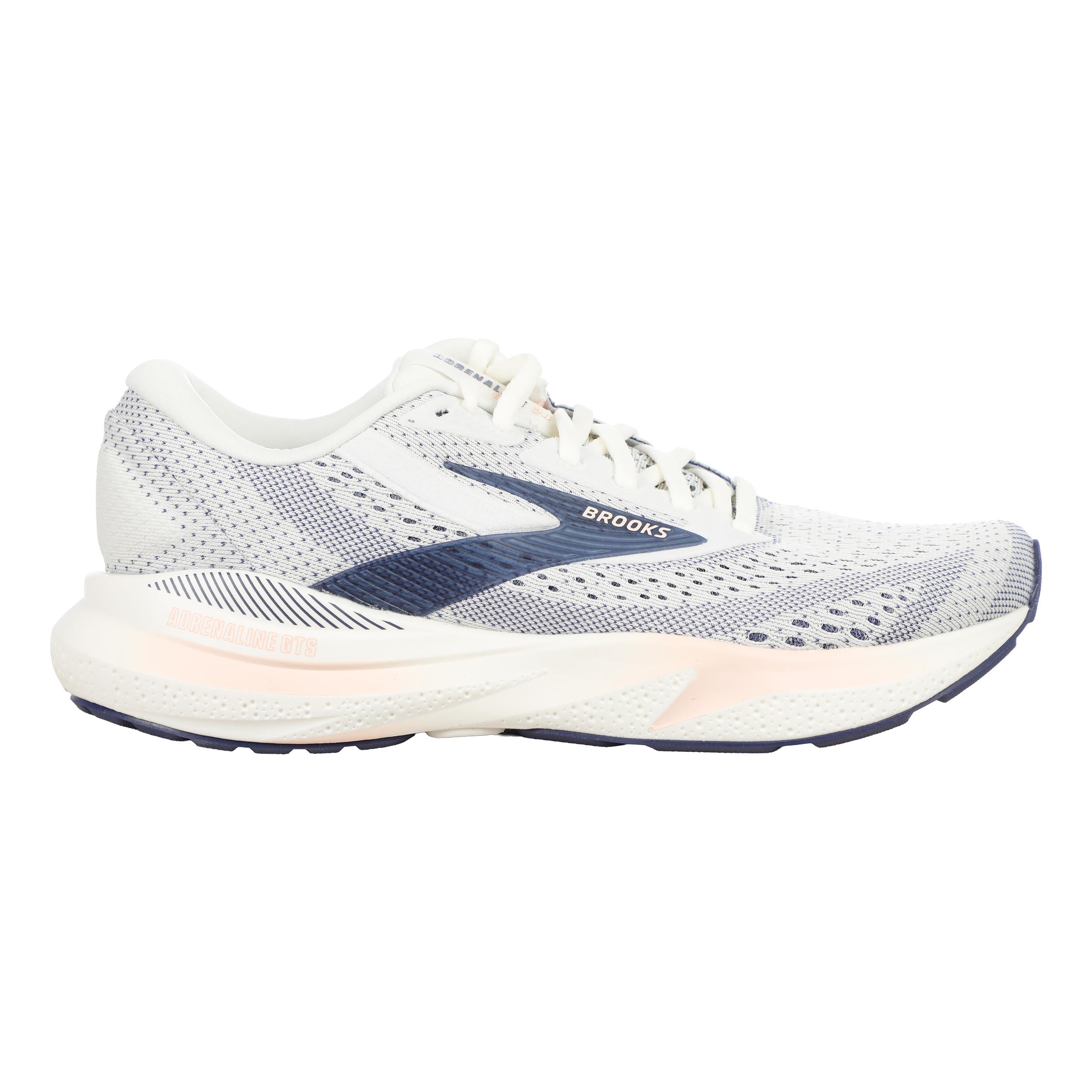 Brooks Adrenaline GTS 24 wide Stability running shoe Women - cream, dark blue