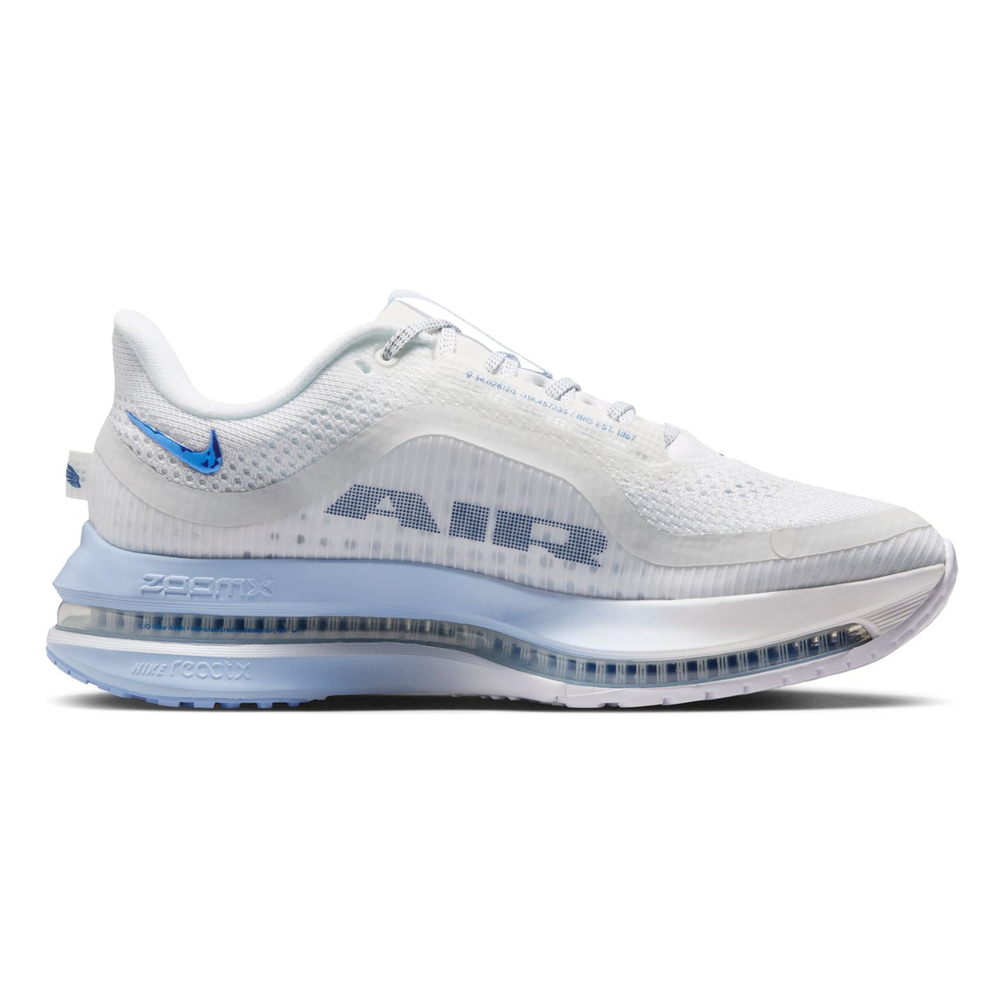 Nike Pegasus Premium Neutralschuh Damen - weiß, hellblau