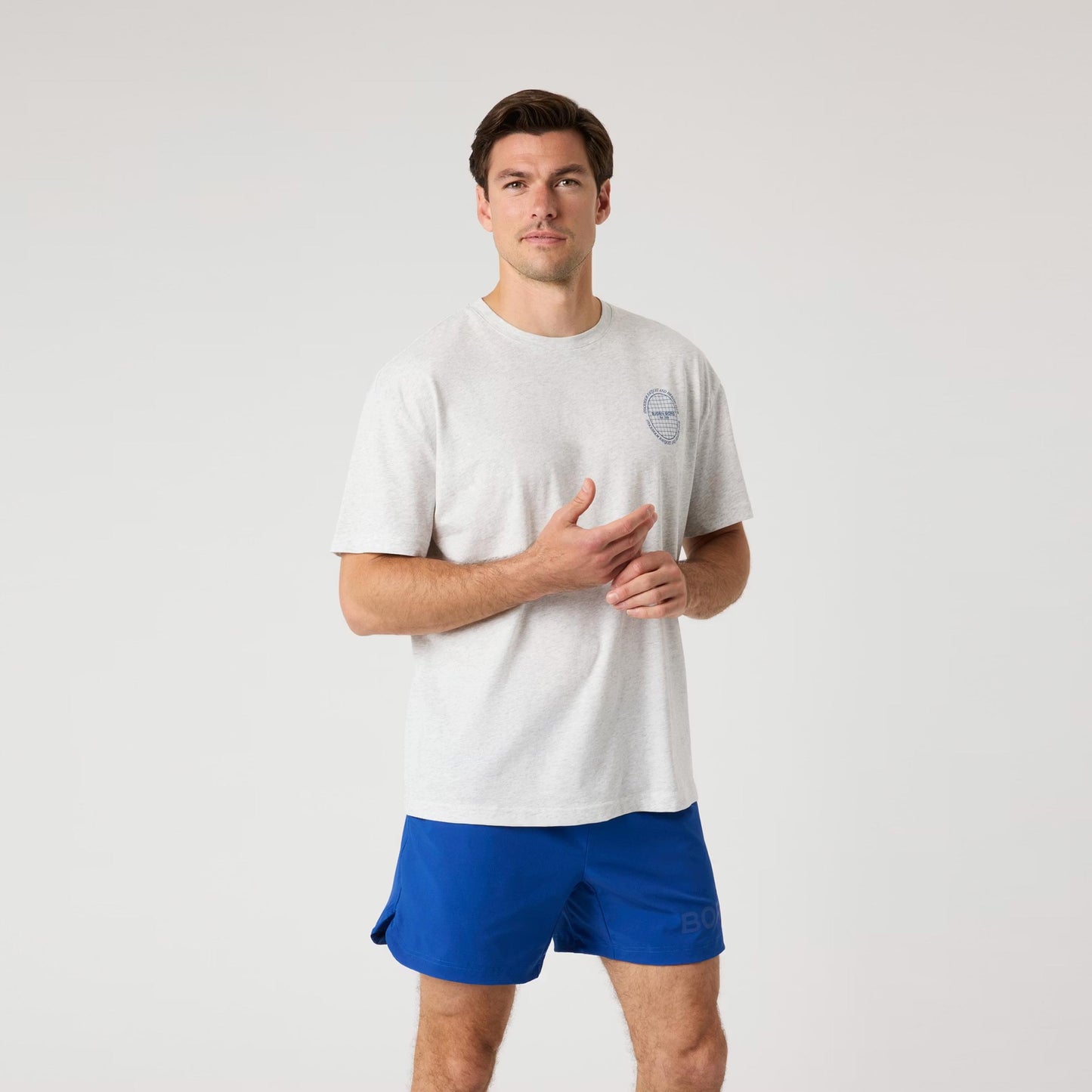 Björn Borg Ace Oversized T-Shirt Men - lightgrey